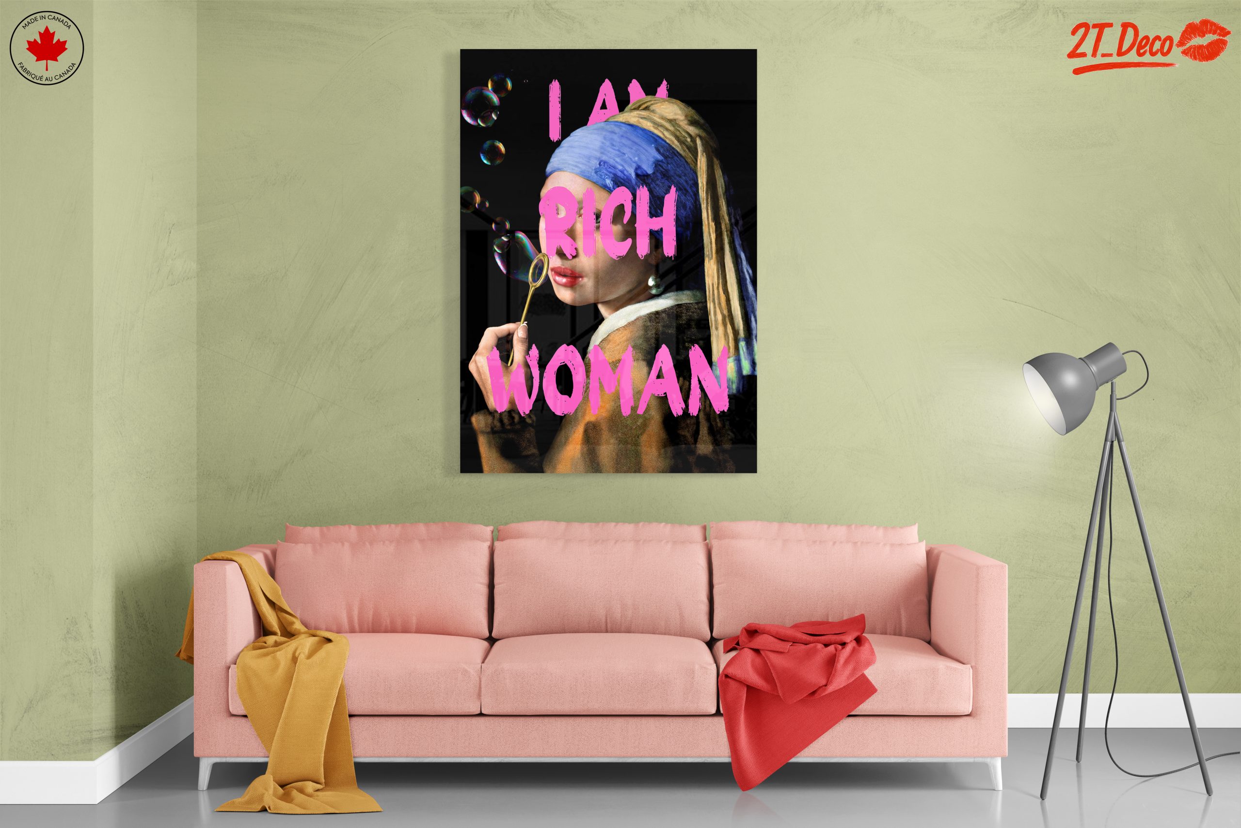 Bold Contemporary Iconic Artwork Featuring a Rich Woman - Image 7