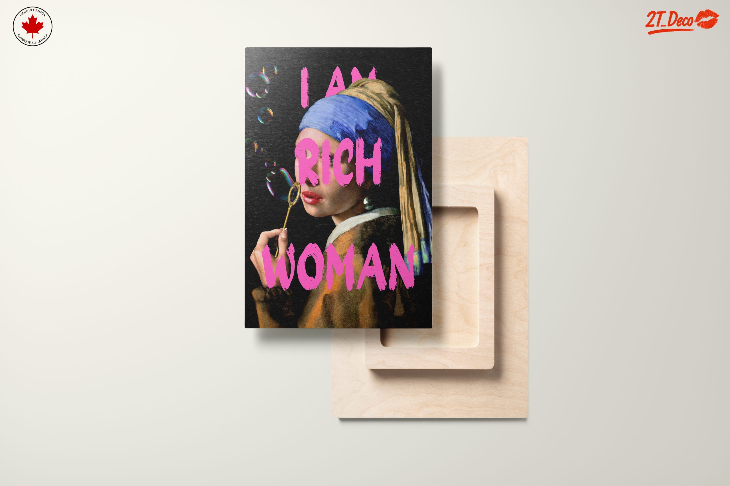 Bold Contemporary Iconic Artwork Featuring a Rich Woman - Image 11
