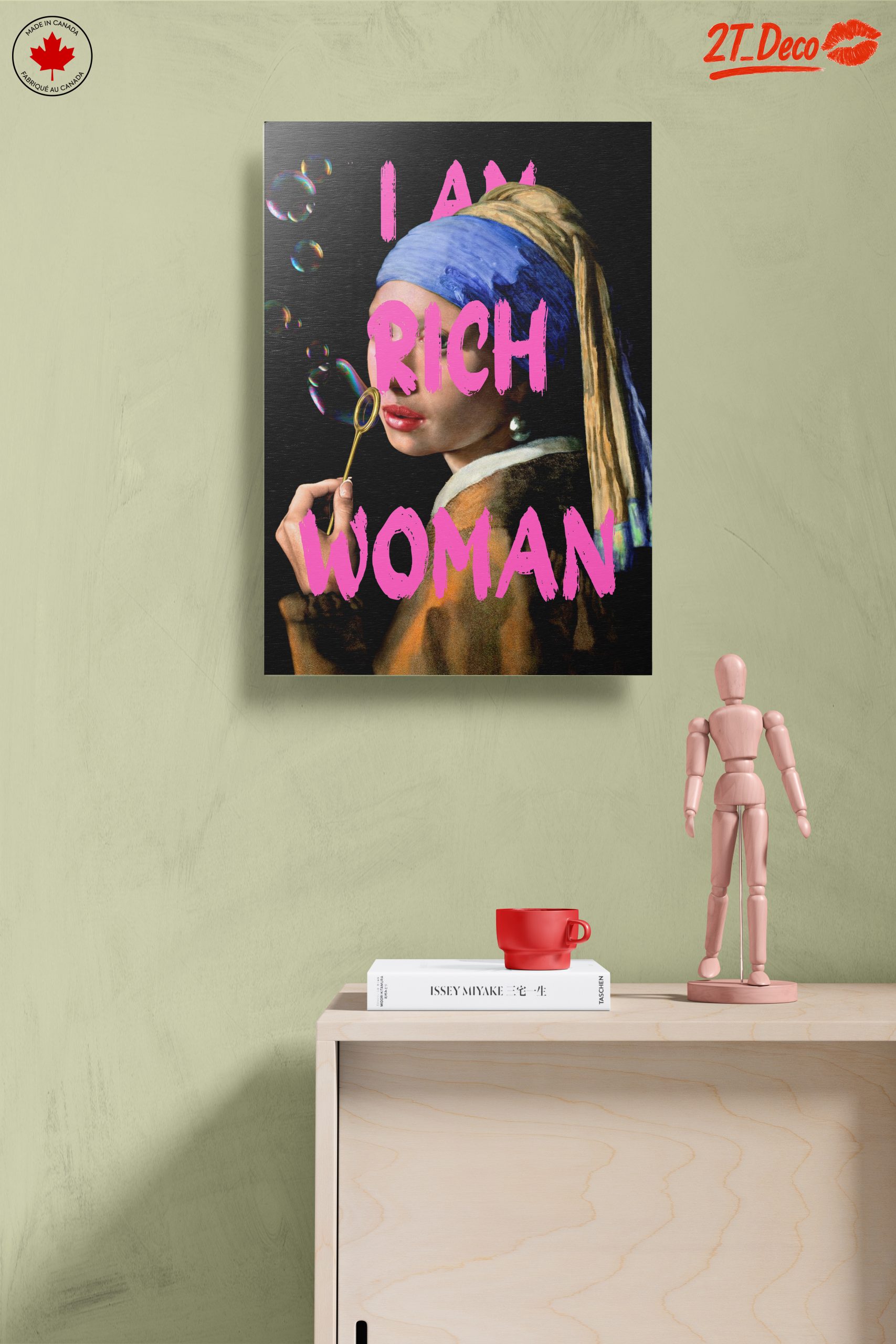 Bold Contemporary Iconic Artwork Featuring a Rich Woman - Image 14
