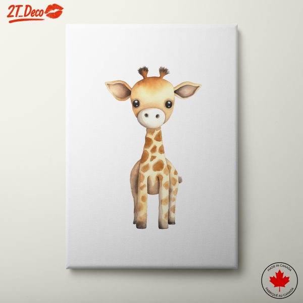 Playful Giraffe Illustration