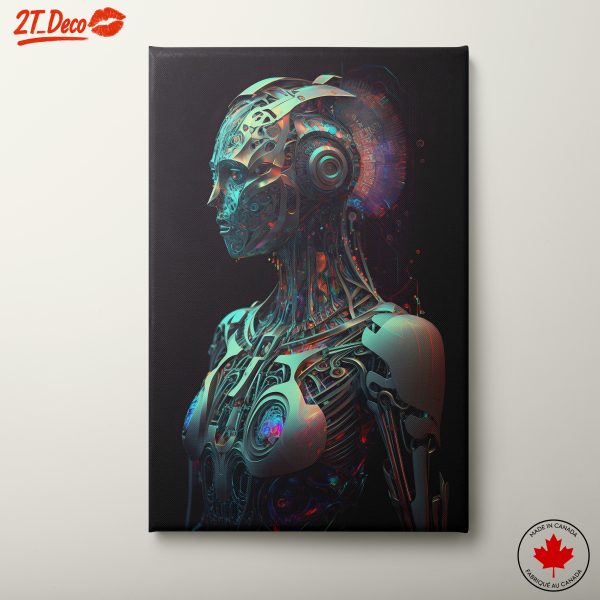Futuristic Robotic Character Art 3