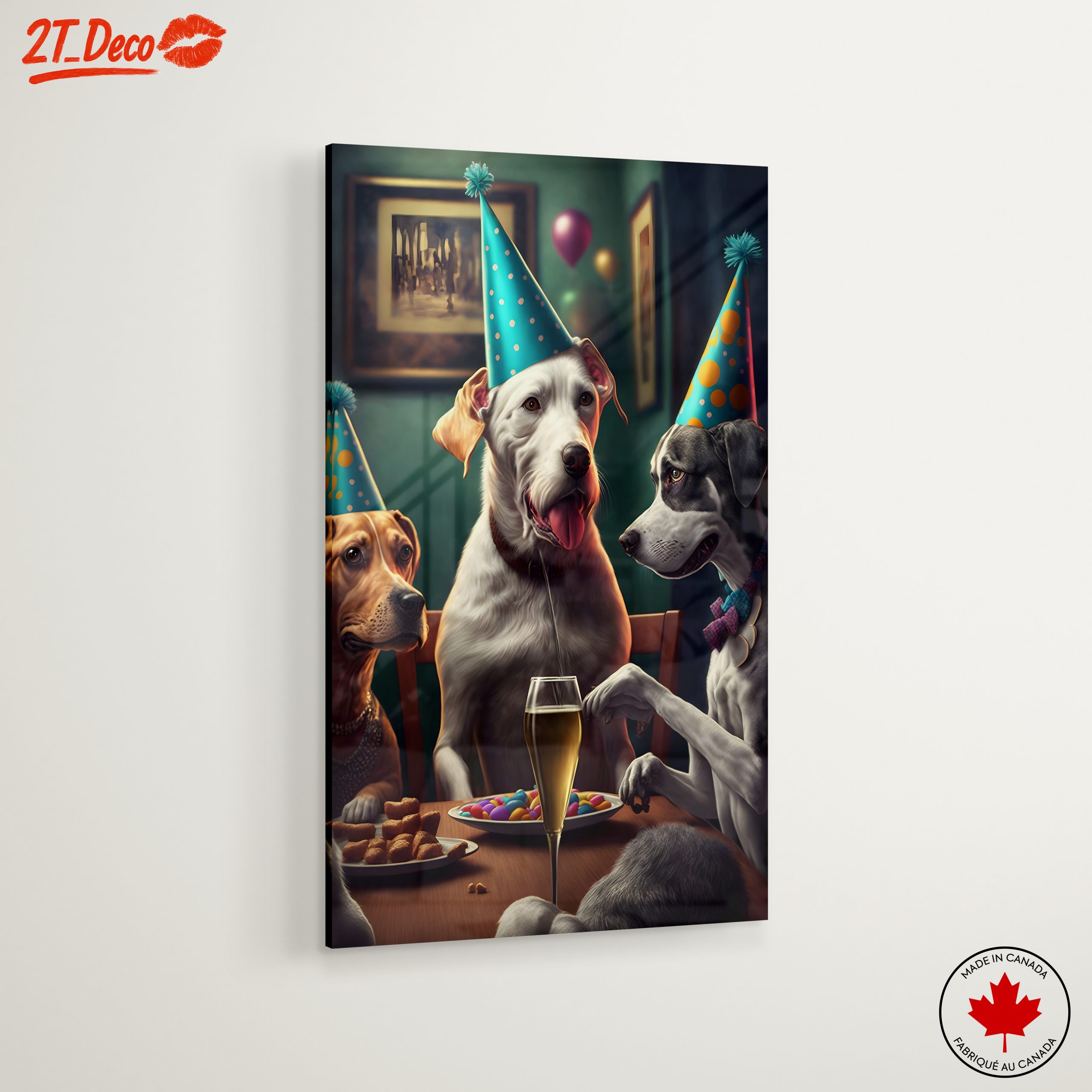 Playful Dogs Celebrating a Party - Image 6
