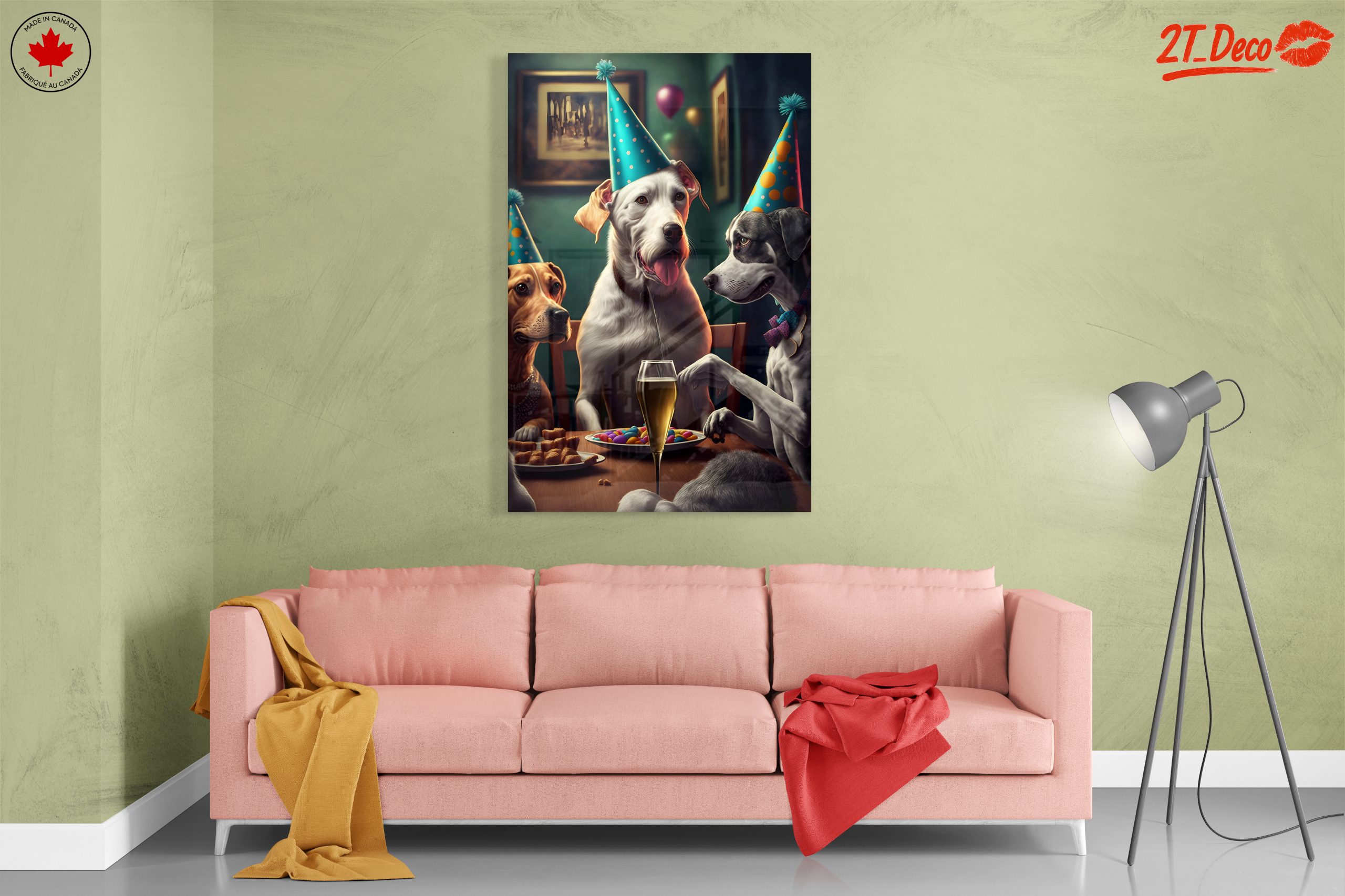 Playful Dogs Celebrating a Party - Image 7