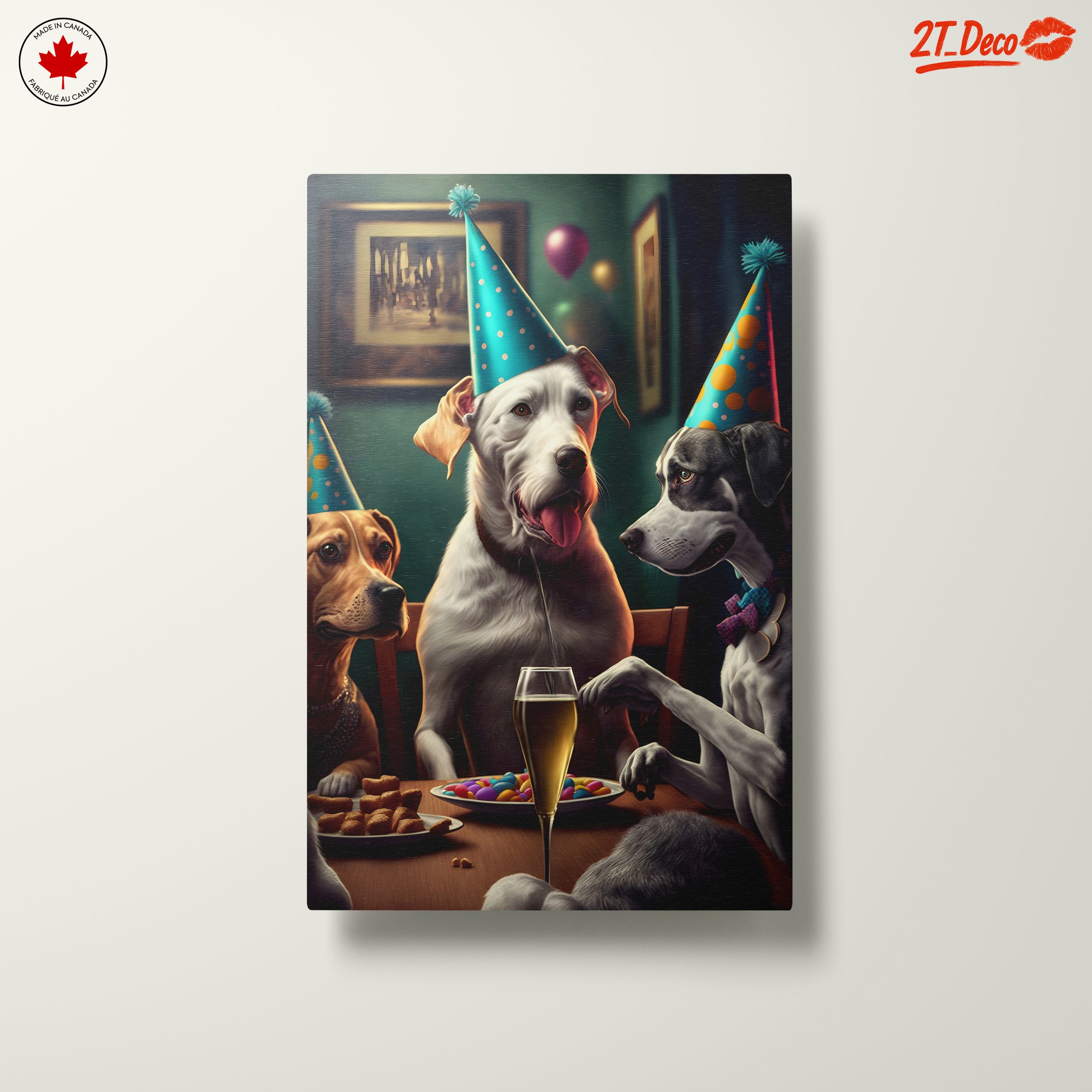Playful Dogs Celebrating a Party - Image 10