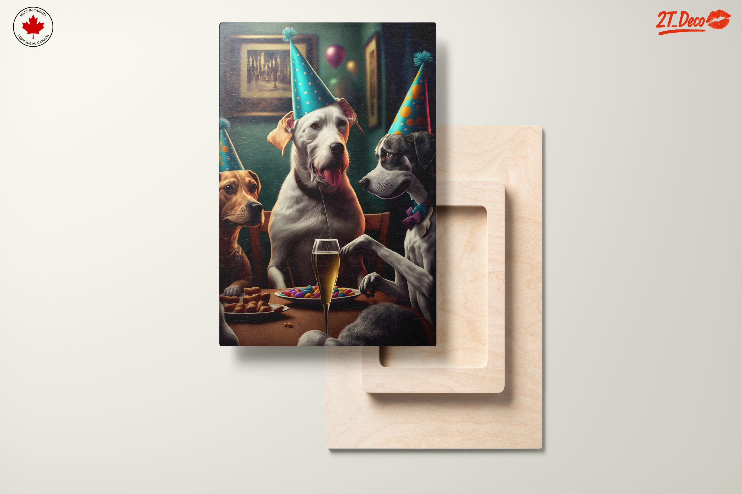 Playful Dogs Celebrating a Party - Image 11