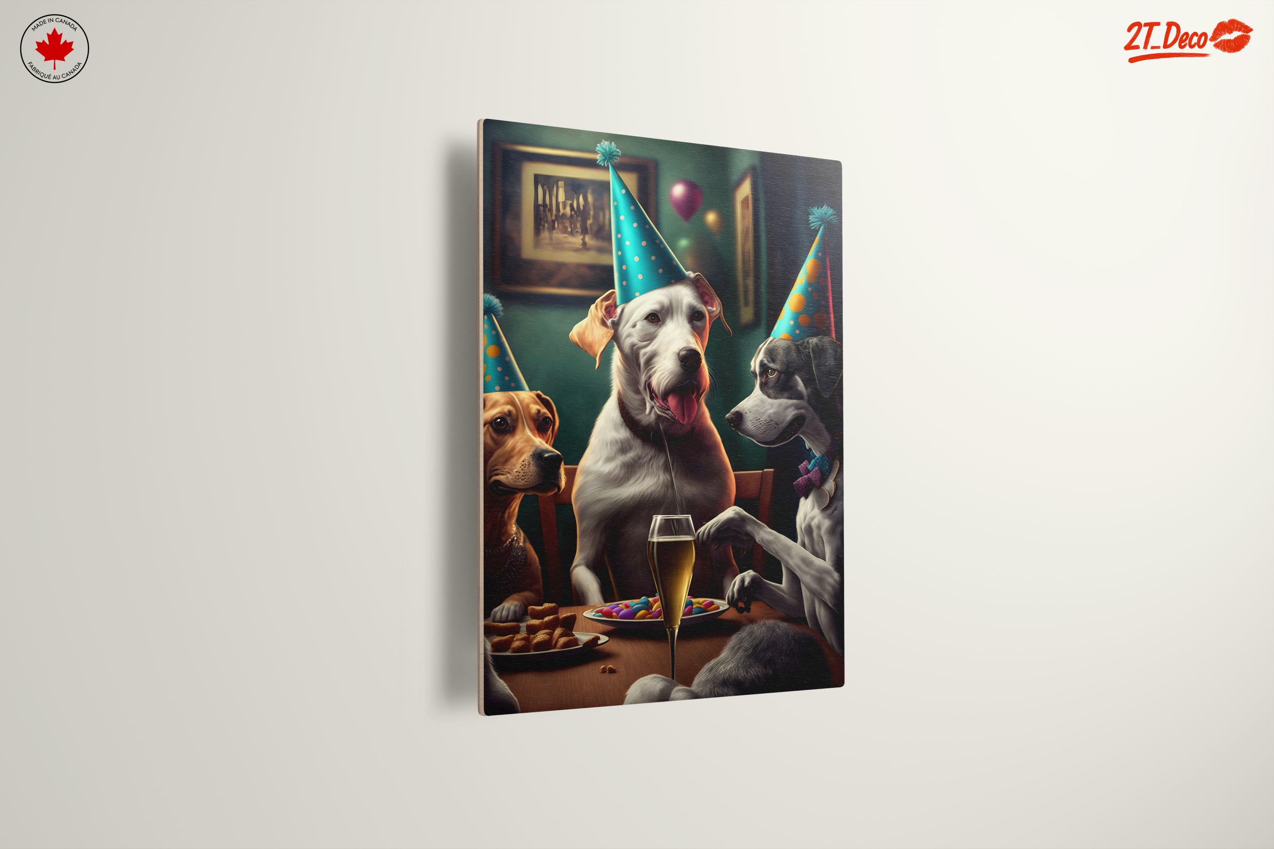 Playful Dogs Celebrating a Party - Image 13
