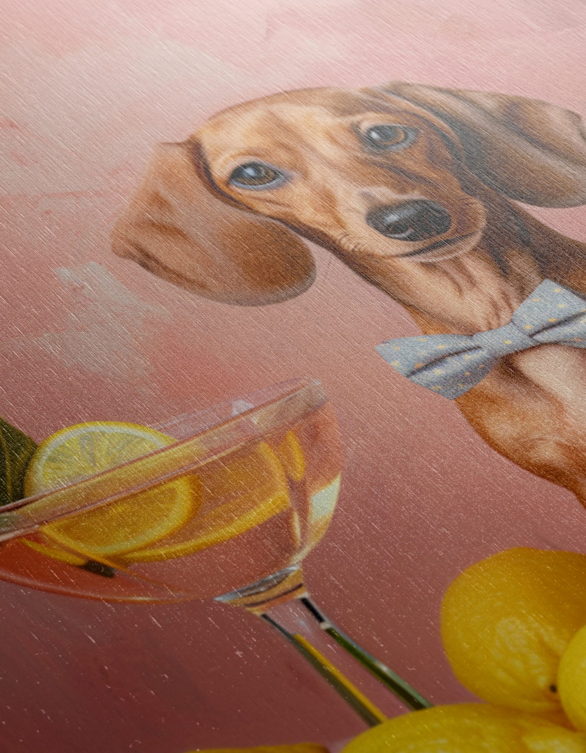 Charming Dachshund with Lemonade and Lemons - Image 12