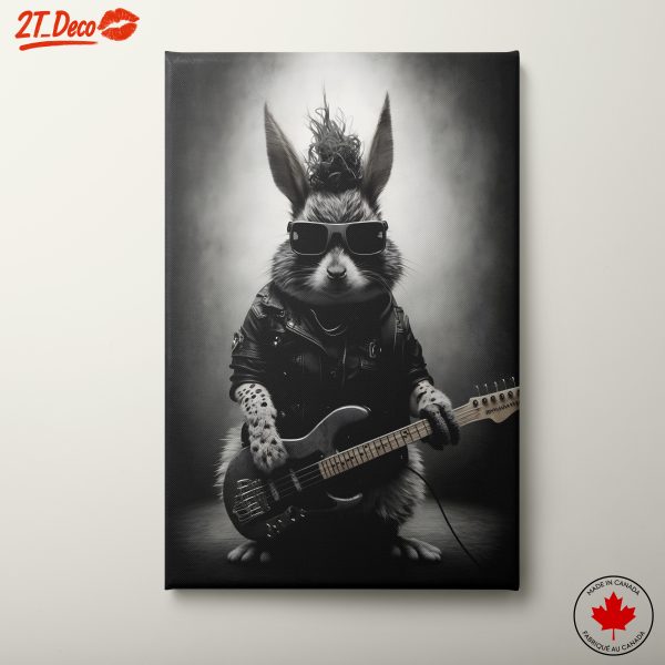 Rockstar Rabbit in Sunglasses