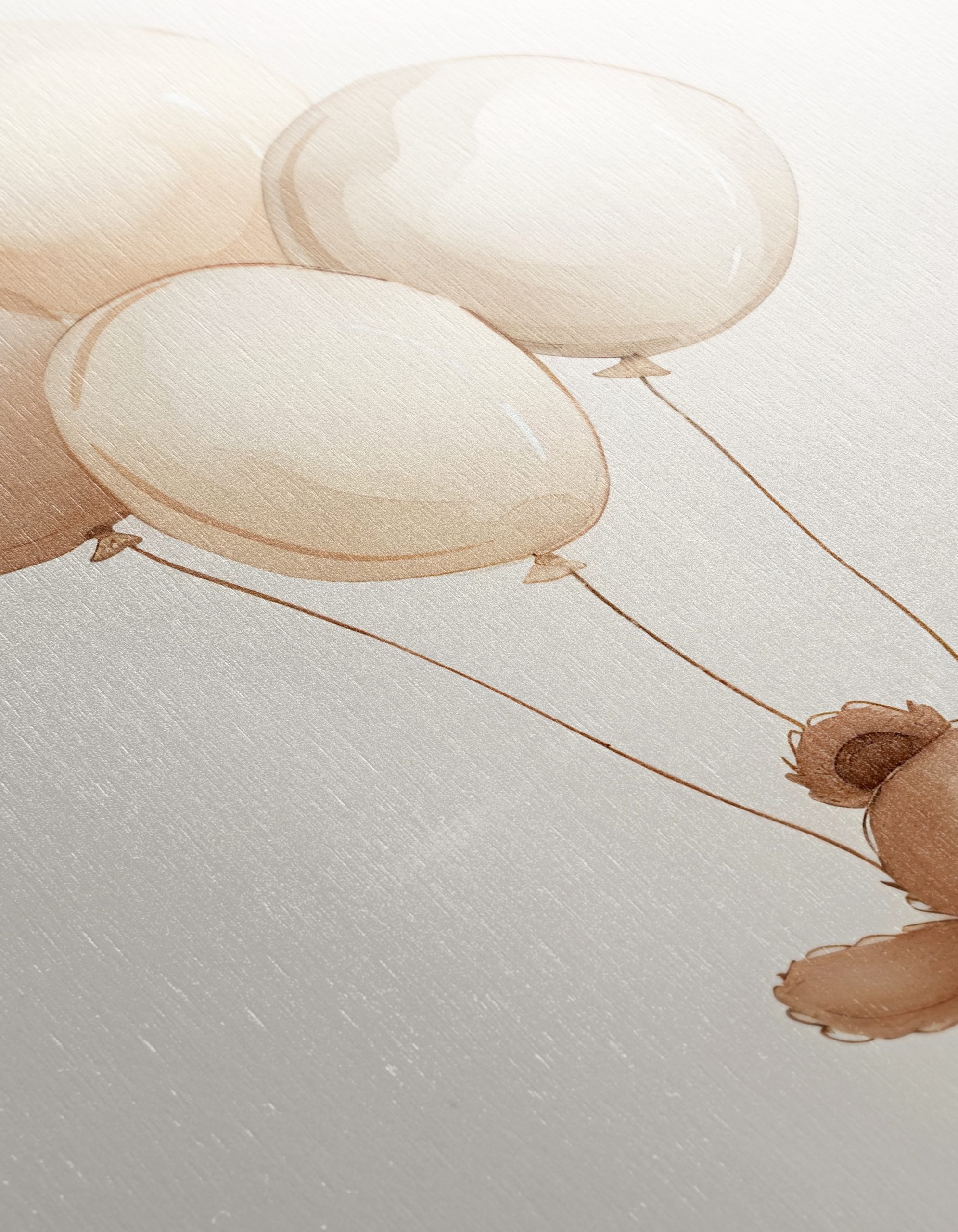 Whimsical Teddy Bear with Balloons - Image 12