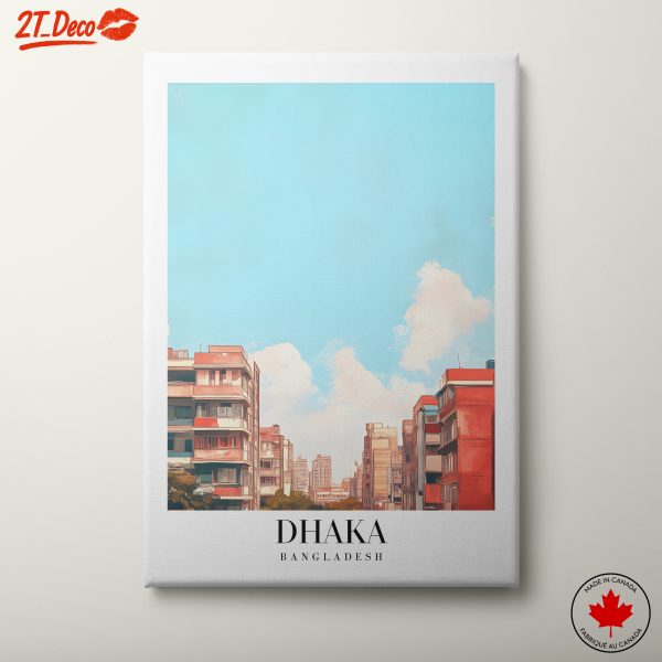 Dhaka Urban Cityscape Artwork
