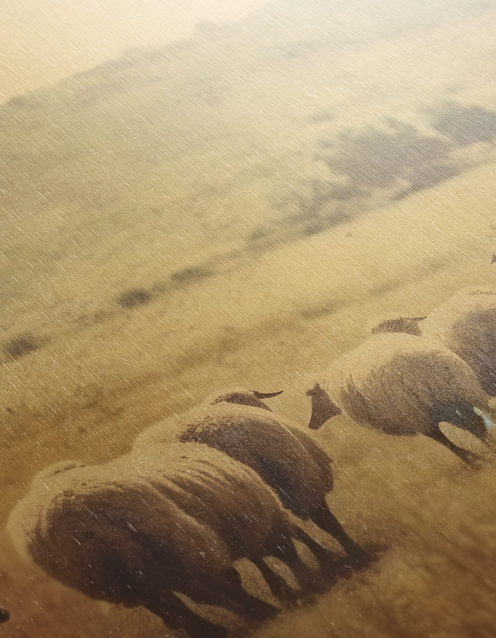 Shepherd With Sheep in Pastoral Landscape - Image 12