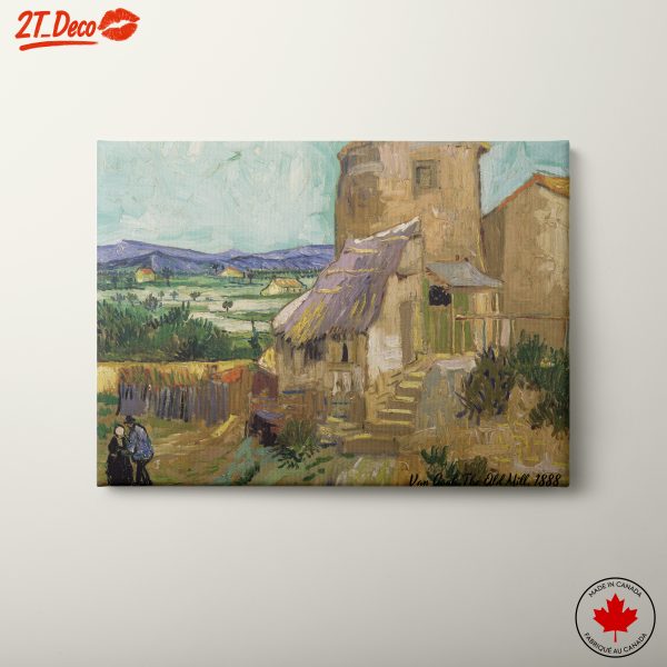 Vincent Van Gogh's The Old Mill Landscape Art
