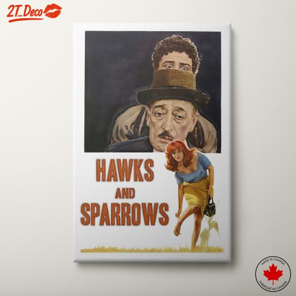 Hawks and Sparrows Vintage Movie Poster Art