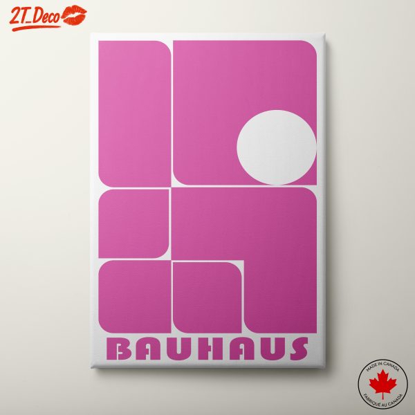 Bauhaus Inspired Art with Geometric Shapes