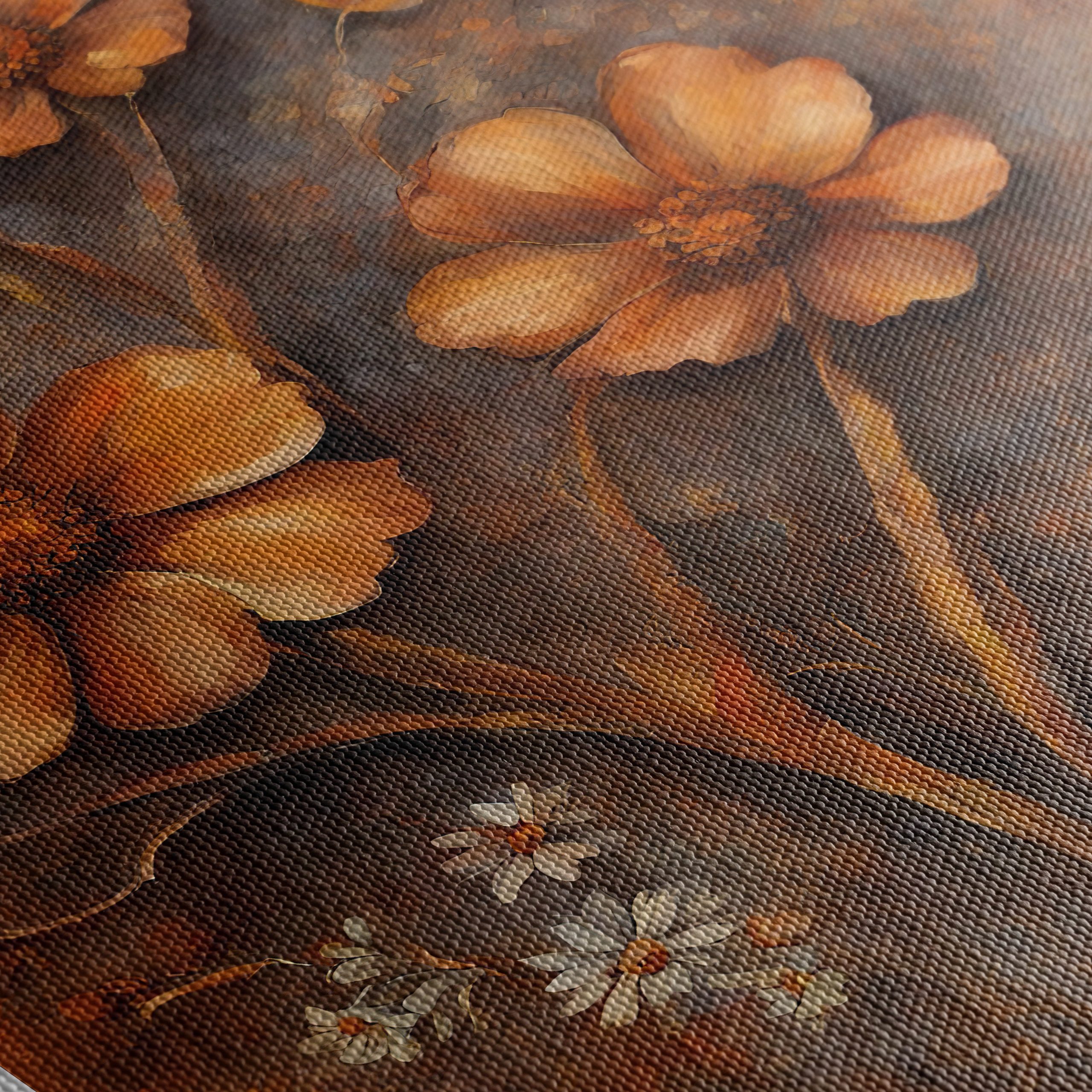 Charming Floral Arrangement in Rustic Tones - Image 5