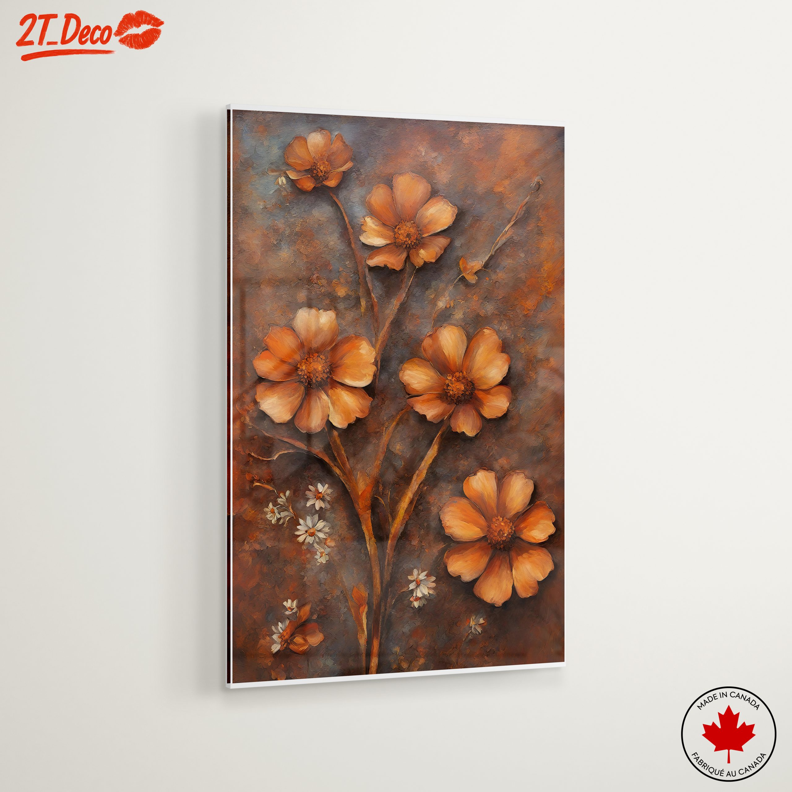 Charming Floral Arrangement in Rustic Tones - Image 6