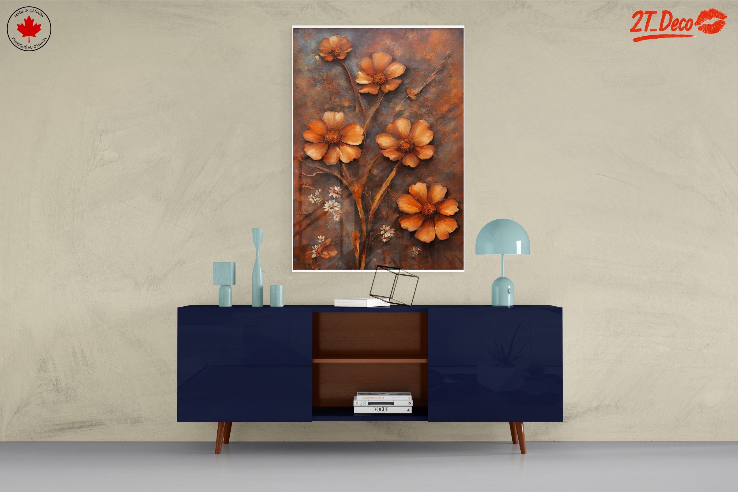 Charming Floral Arrangement in Rustic Tones - Image 8