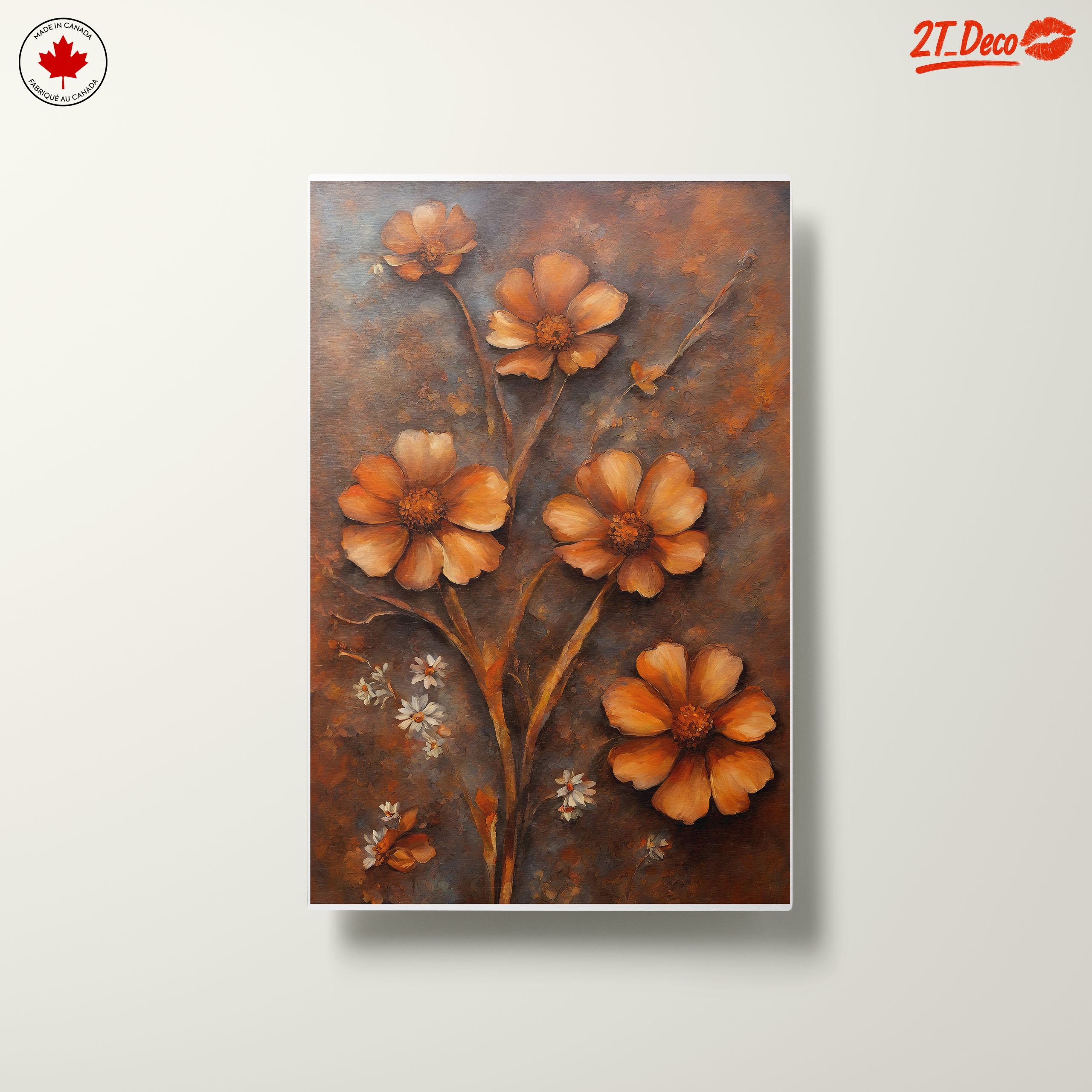 Charming Floral Arrangement in Rustic Tones - Image 10