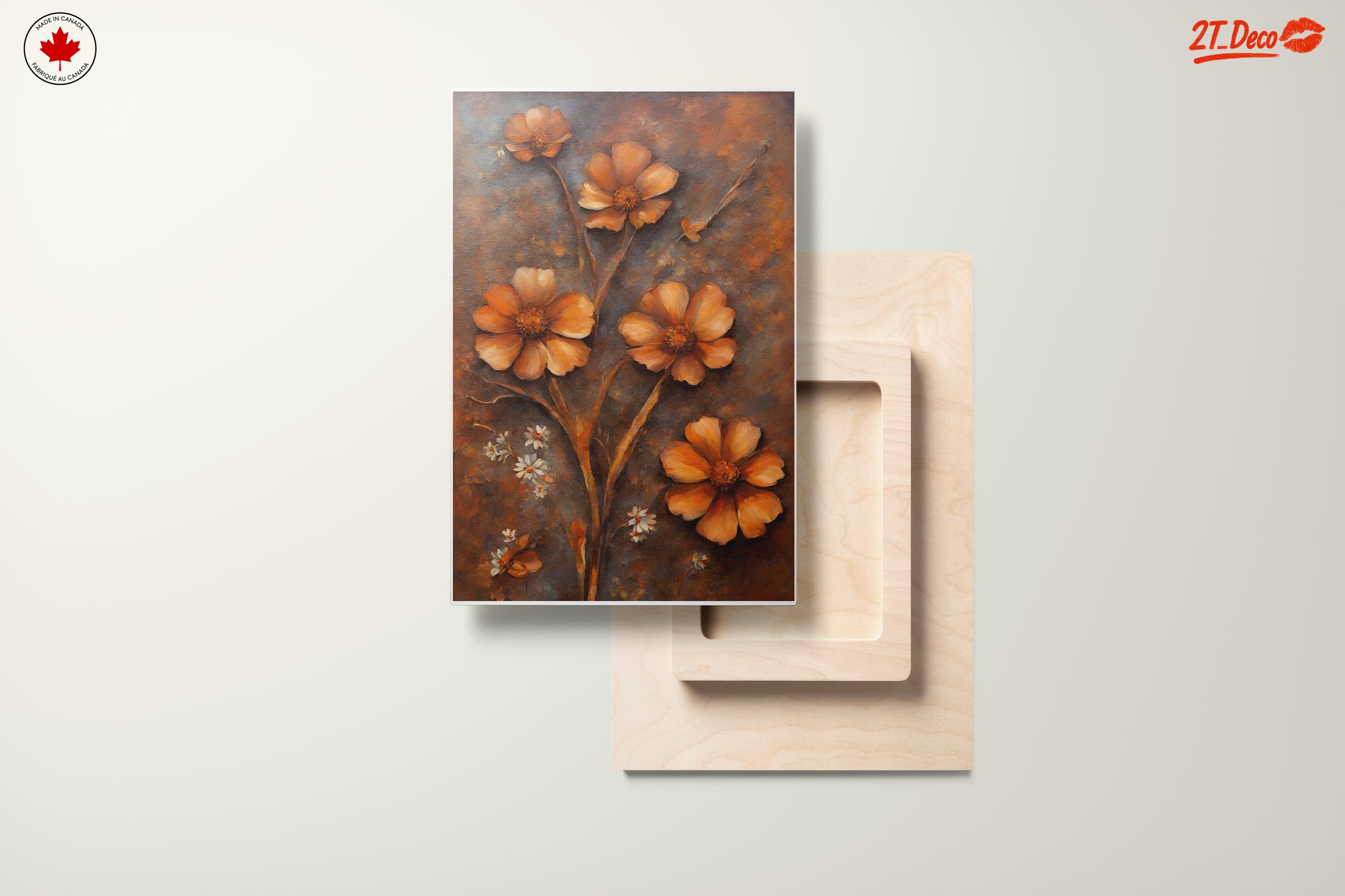 Charming Floral Arrangement in Rustic Tones - Image 11