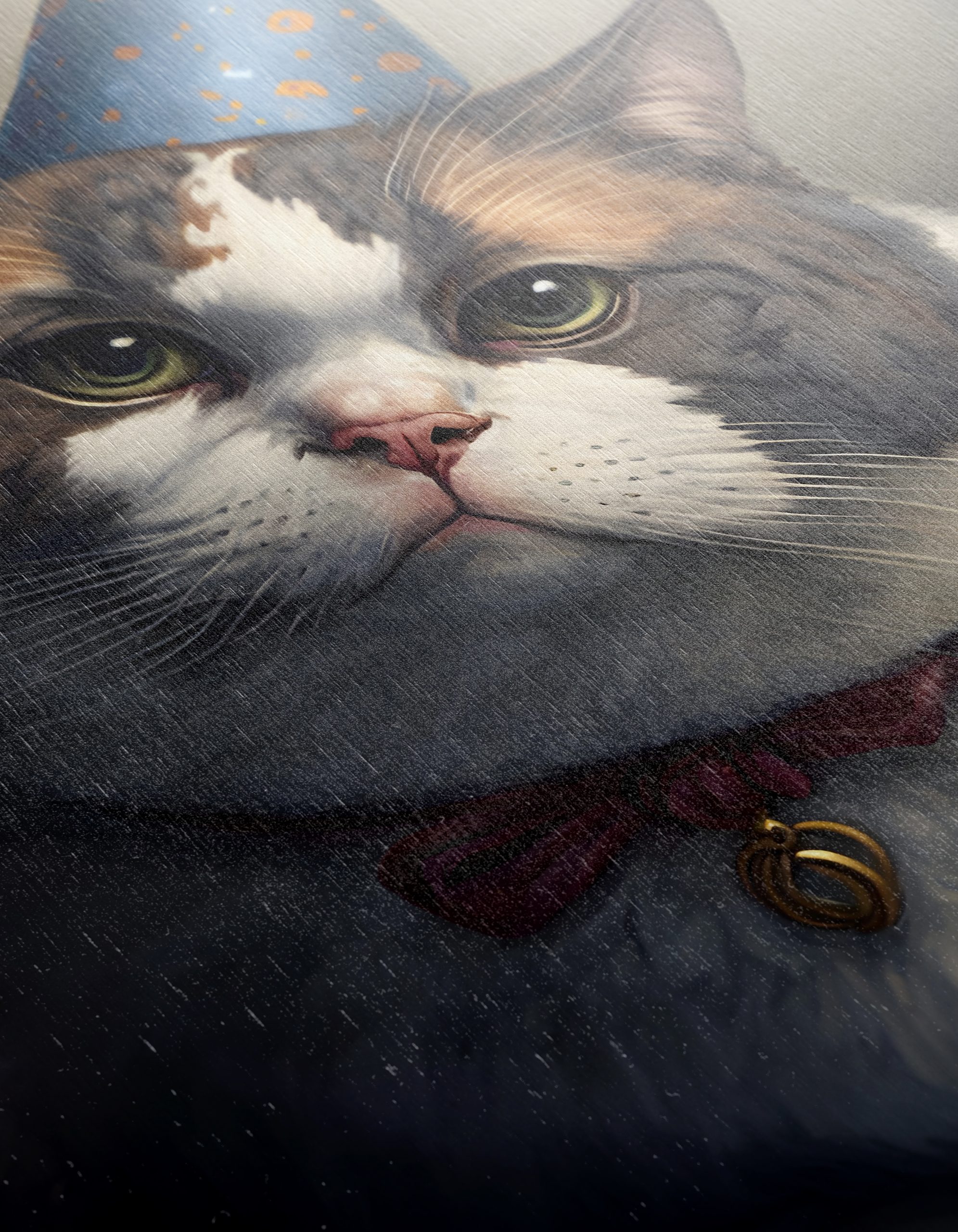 Adorable Cat Birthday Celebration Artwork - Image 12