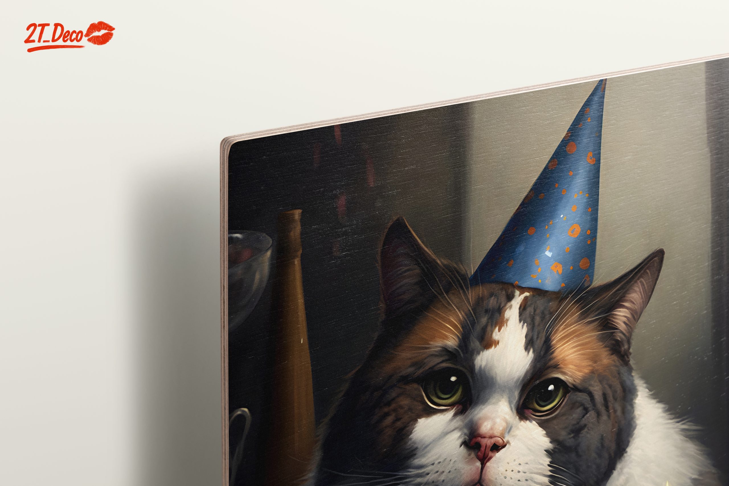 Adorable Cat Birthday Celebration Artwork - Image 15