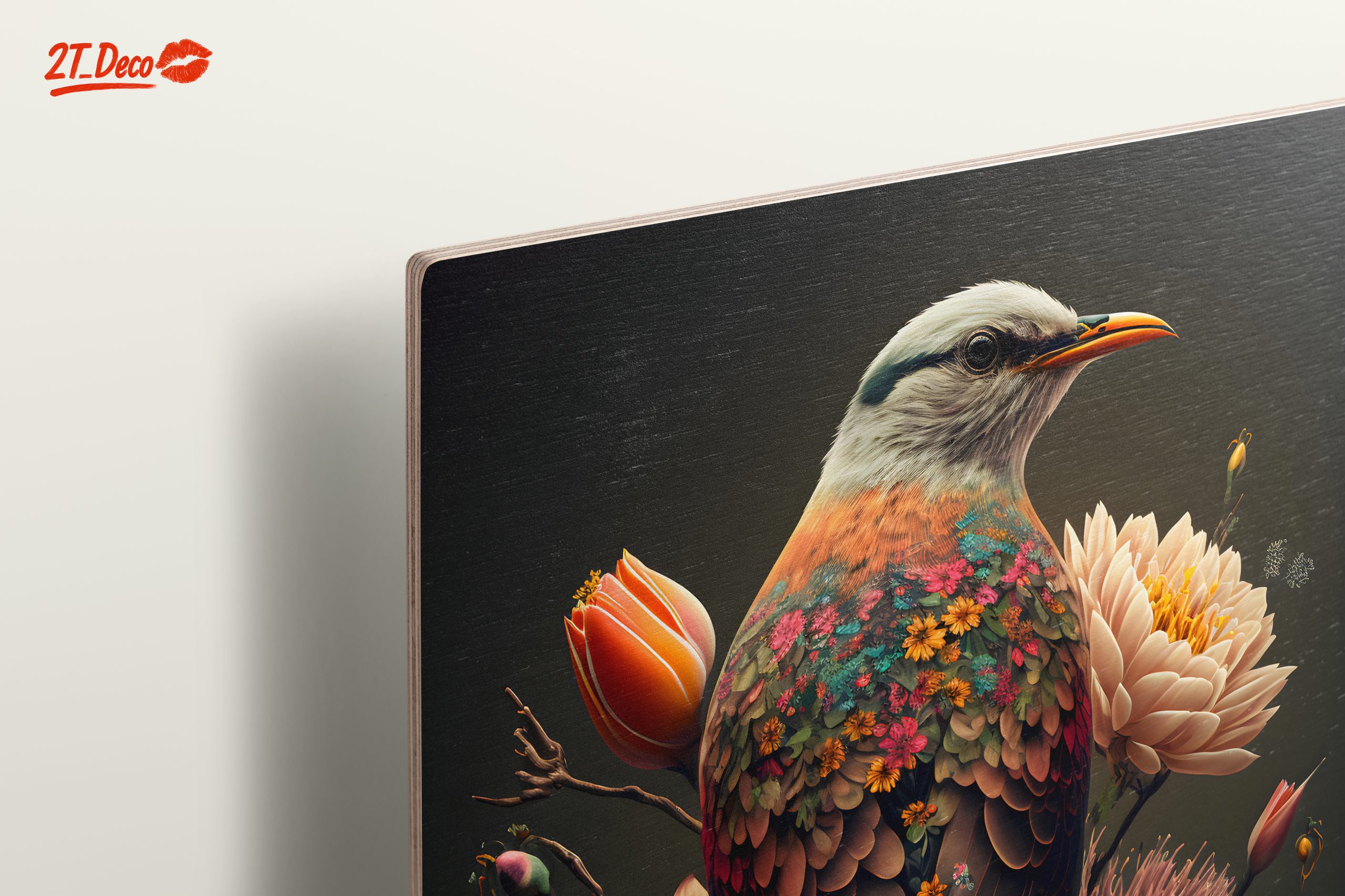 Colorful Botanical Bird Artwork - Image 15