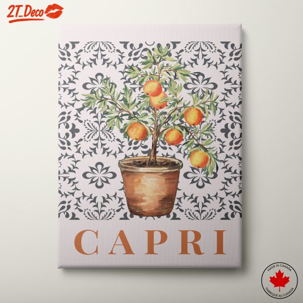 Capri Orange Tree Botanical Art