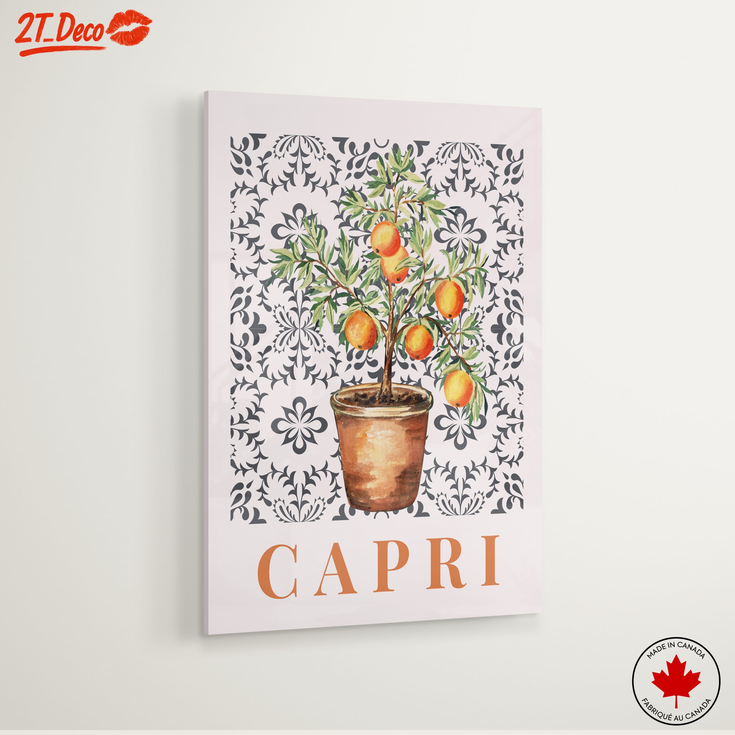 Capri Orange Tree Botanical Art - Image 6