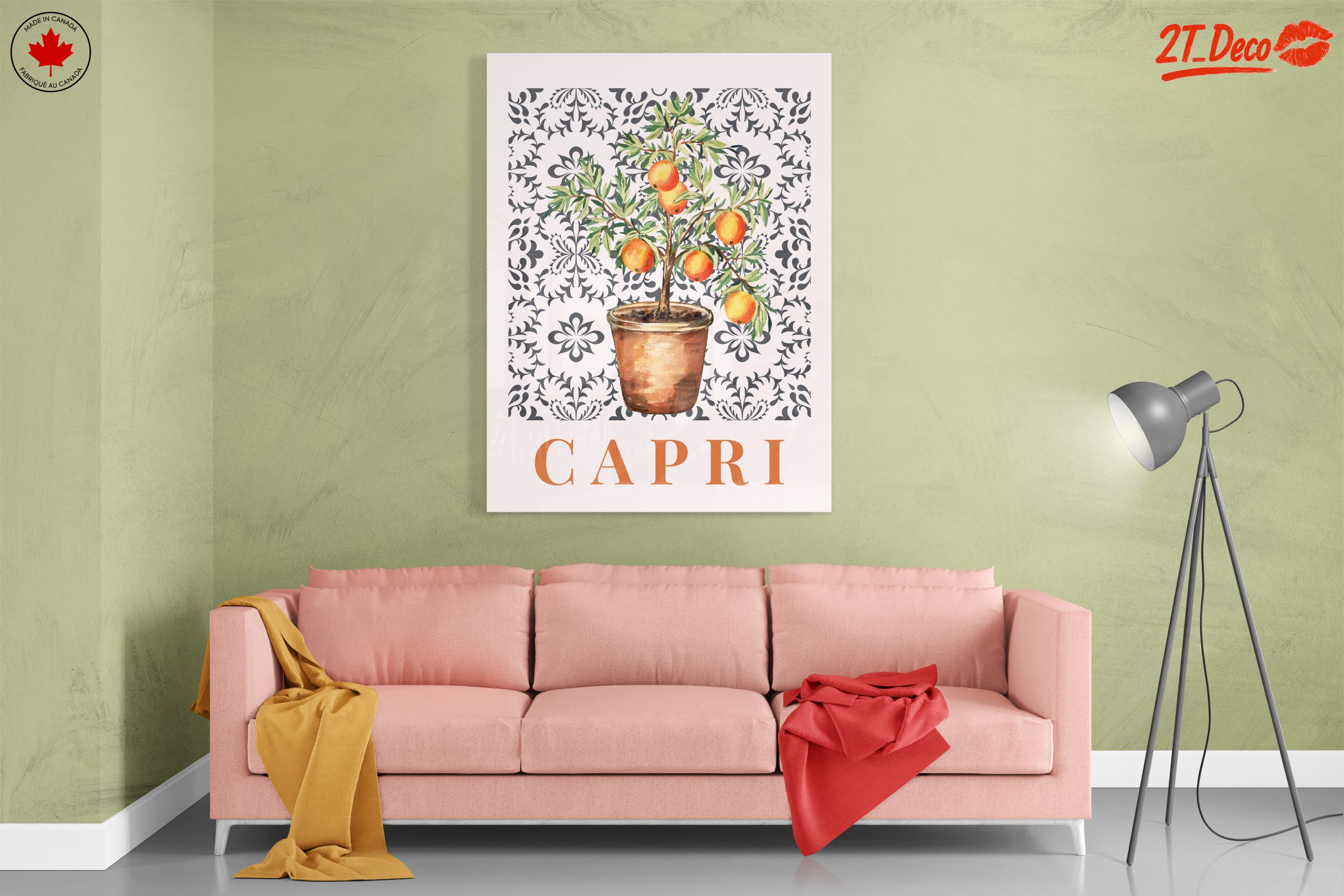 Capri Orange Tree Botanical Art - Image 7