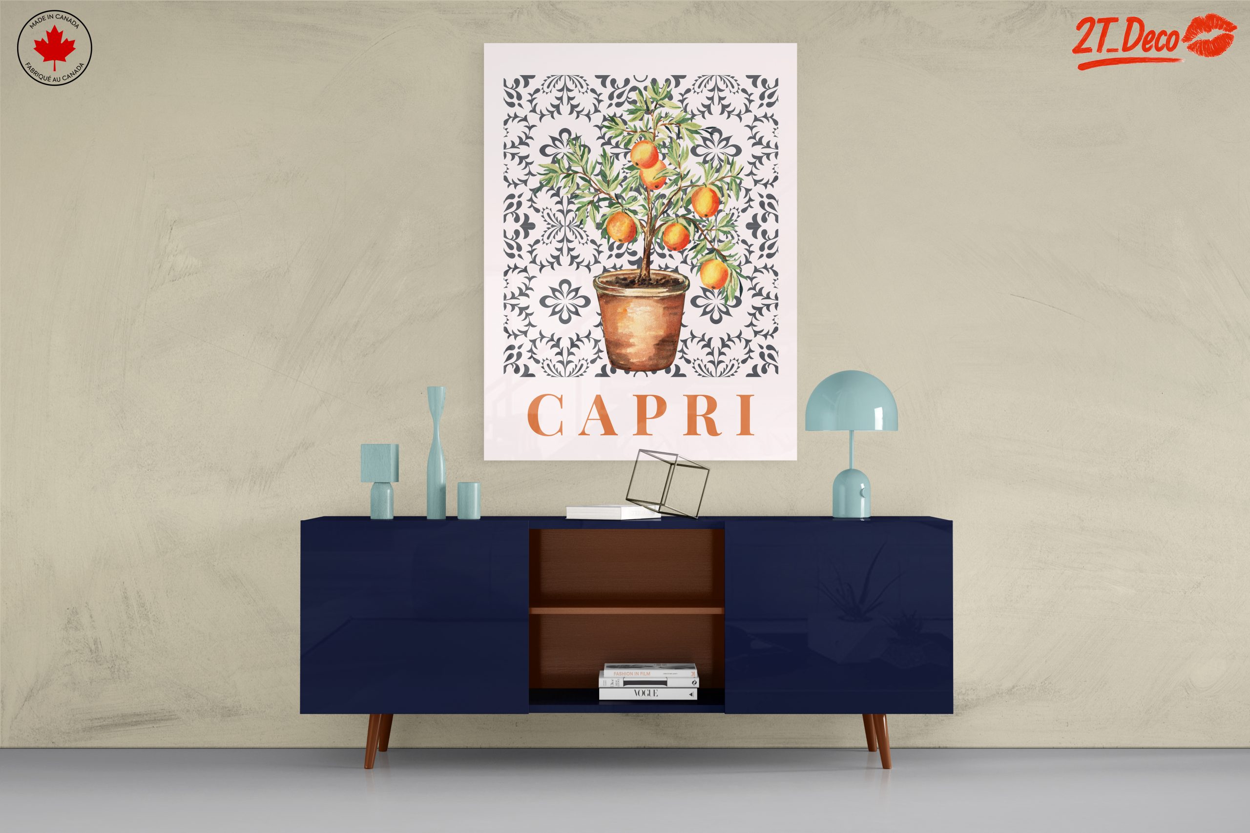 Capri Orange Tree Botanical Art - Image 8