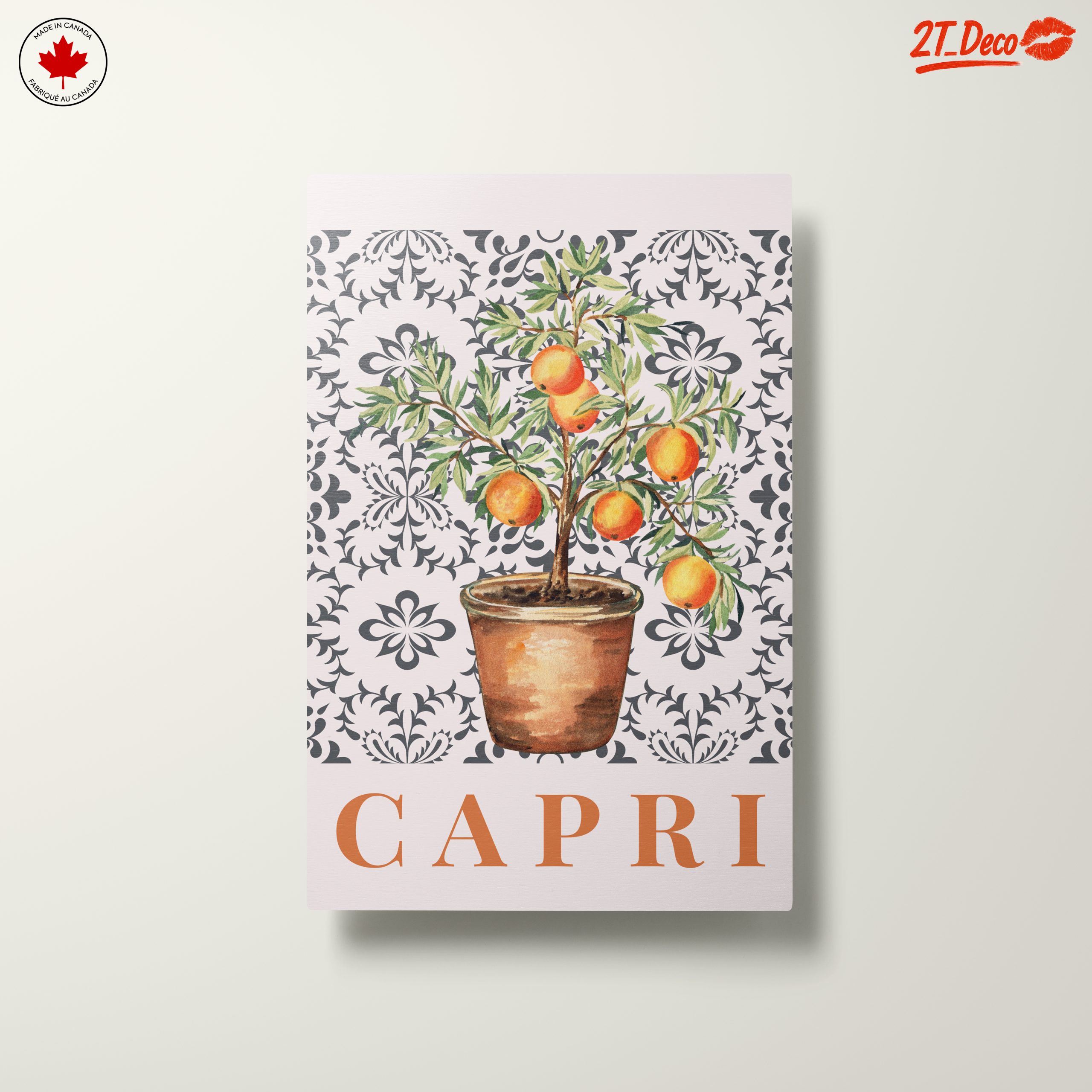 Capri Orange Tree Botanical Art - Image 10