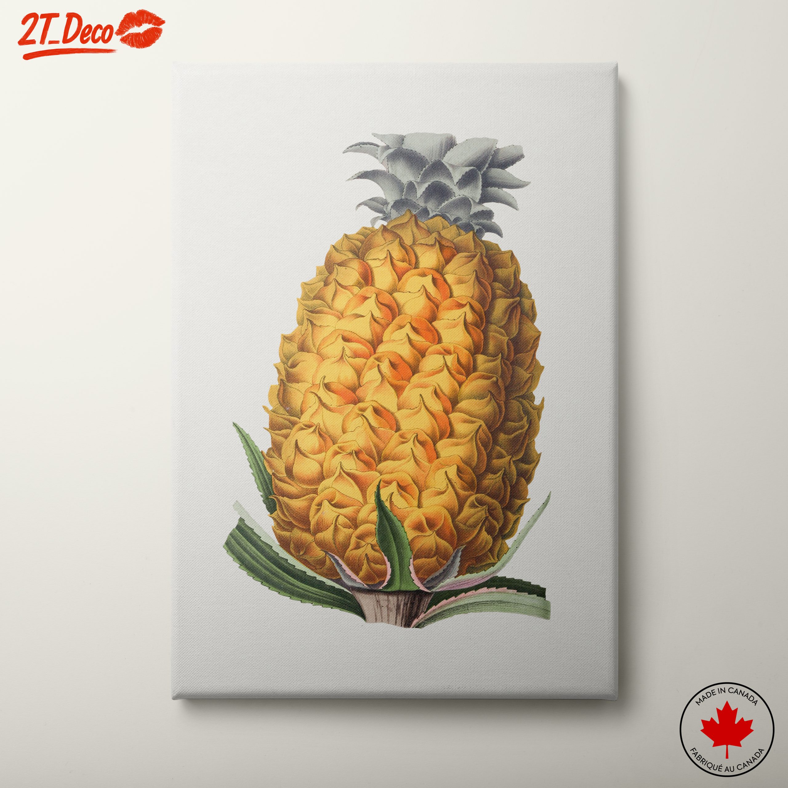 Pineapple Abstract Food Art