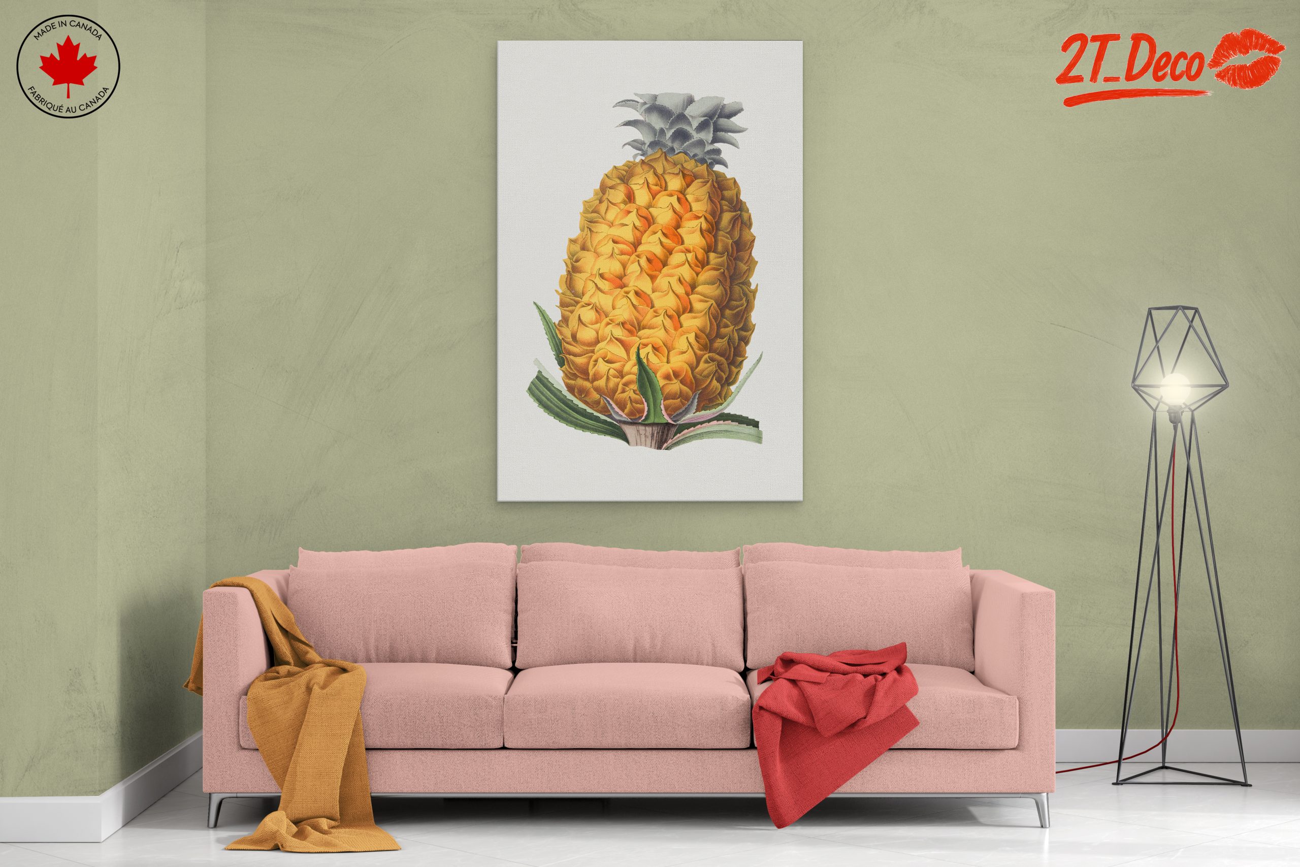 Pineapple Abstract Food Art - Image 2