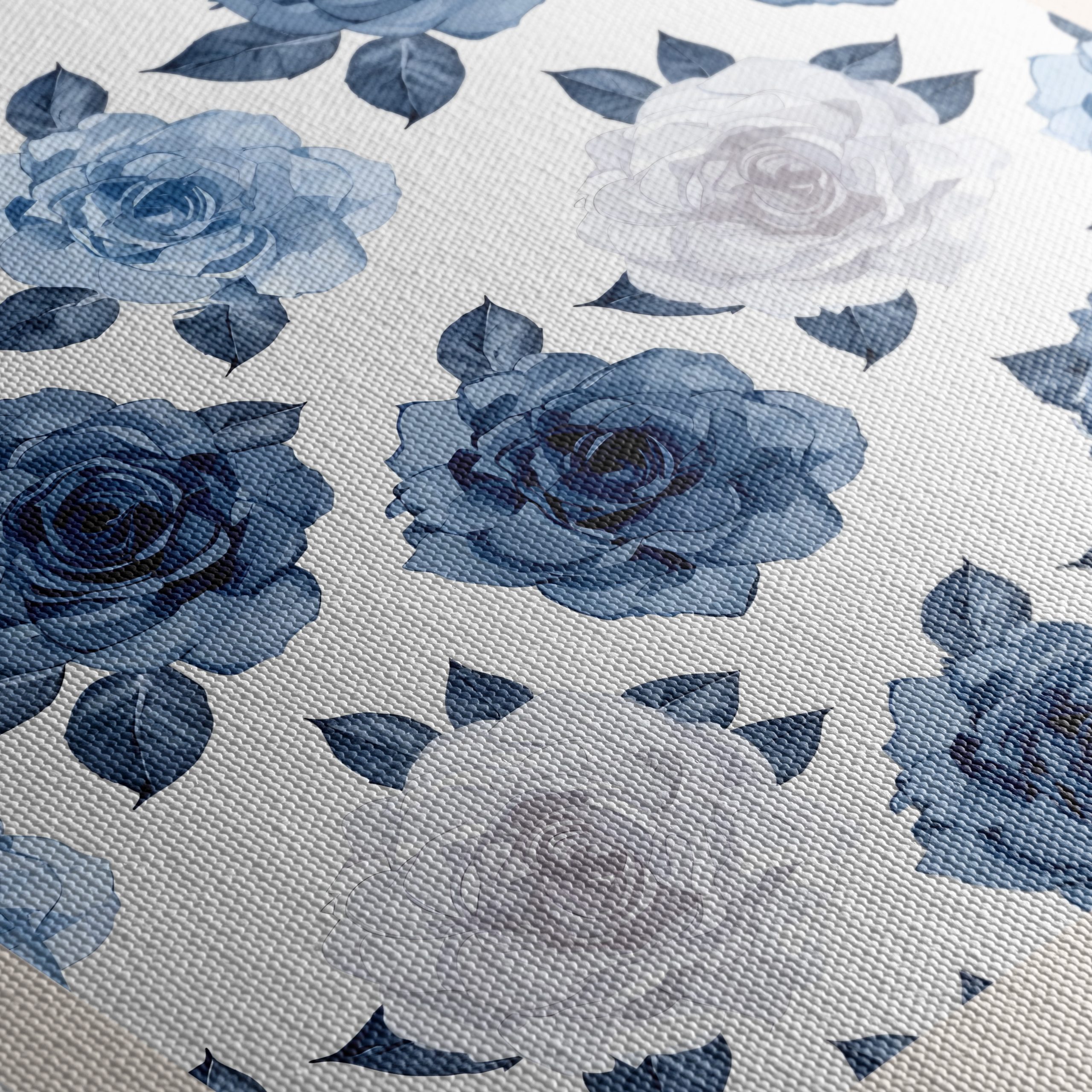 Blue and White Floral Design Inspired by Bruges - Image 5