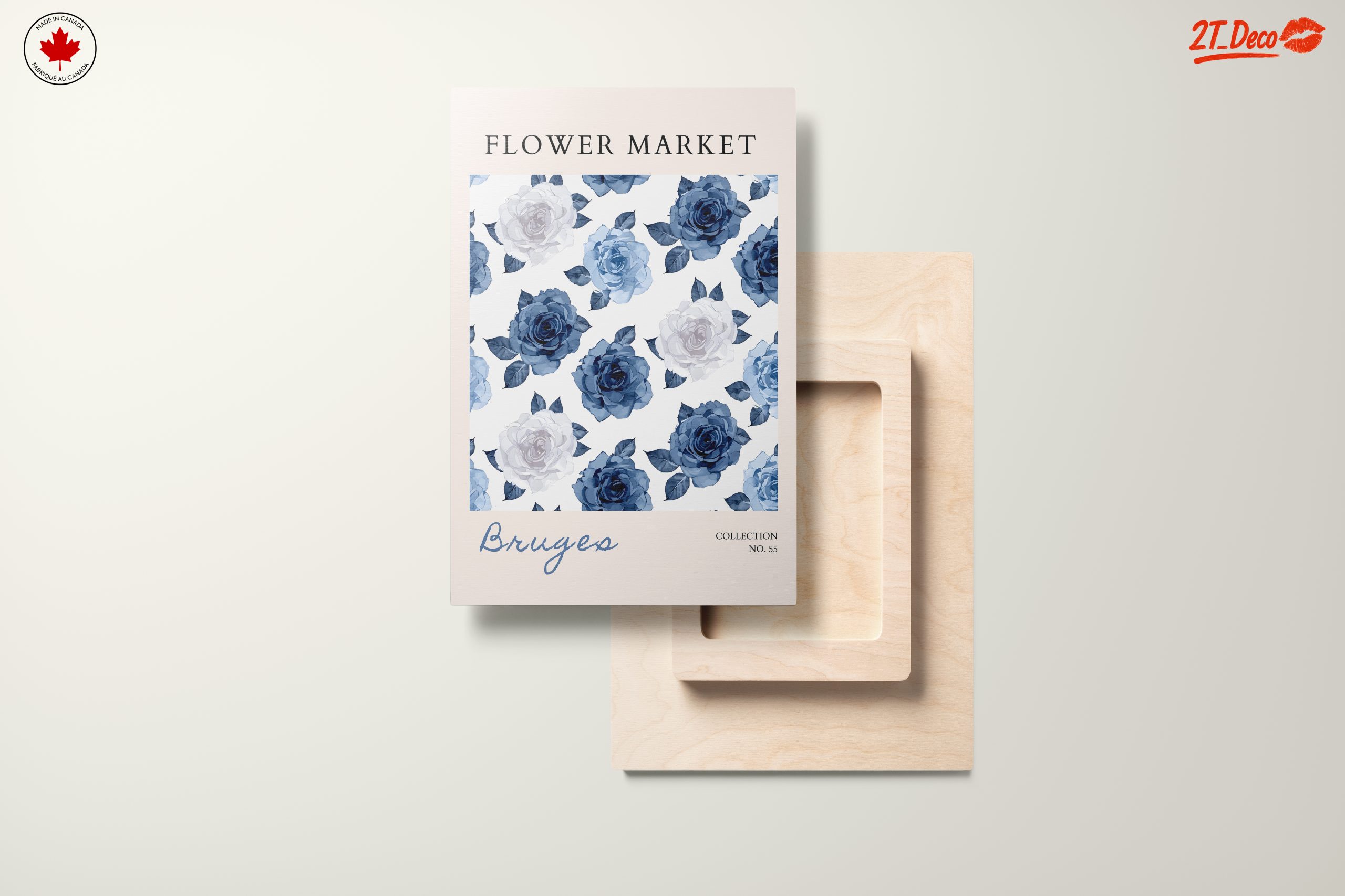 Blue and White Floral Design Inspired by Bruges - Image 11