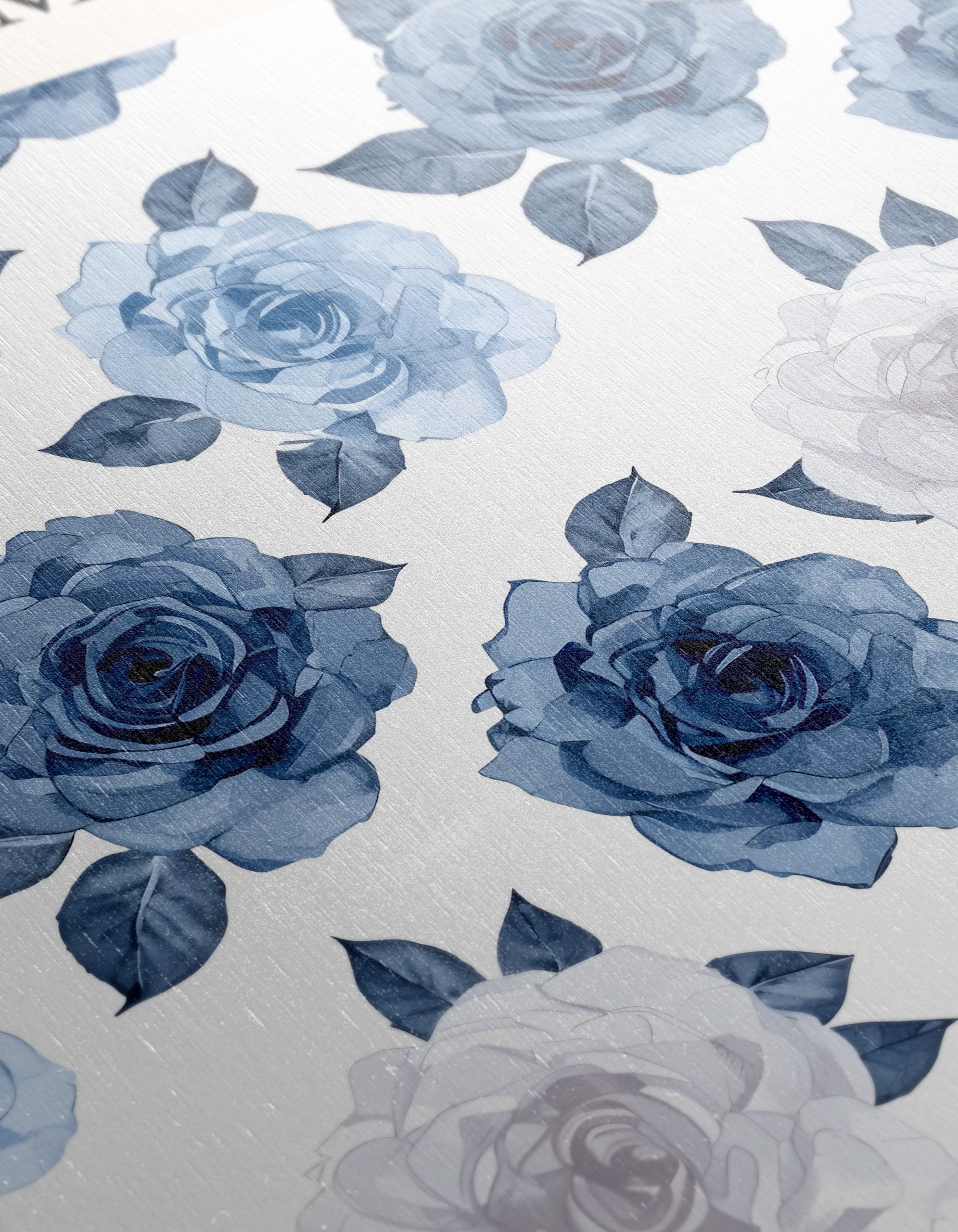 Blue and White Floral Design Inspired by Bruges - Image 12