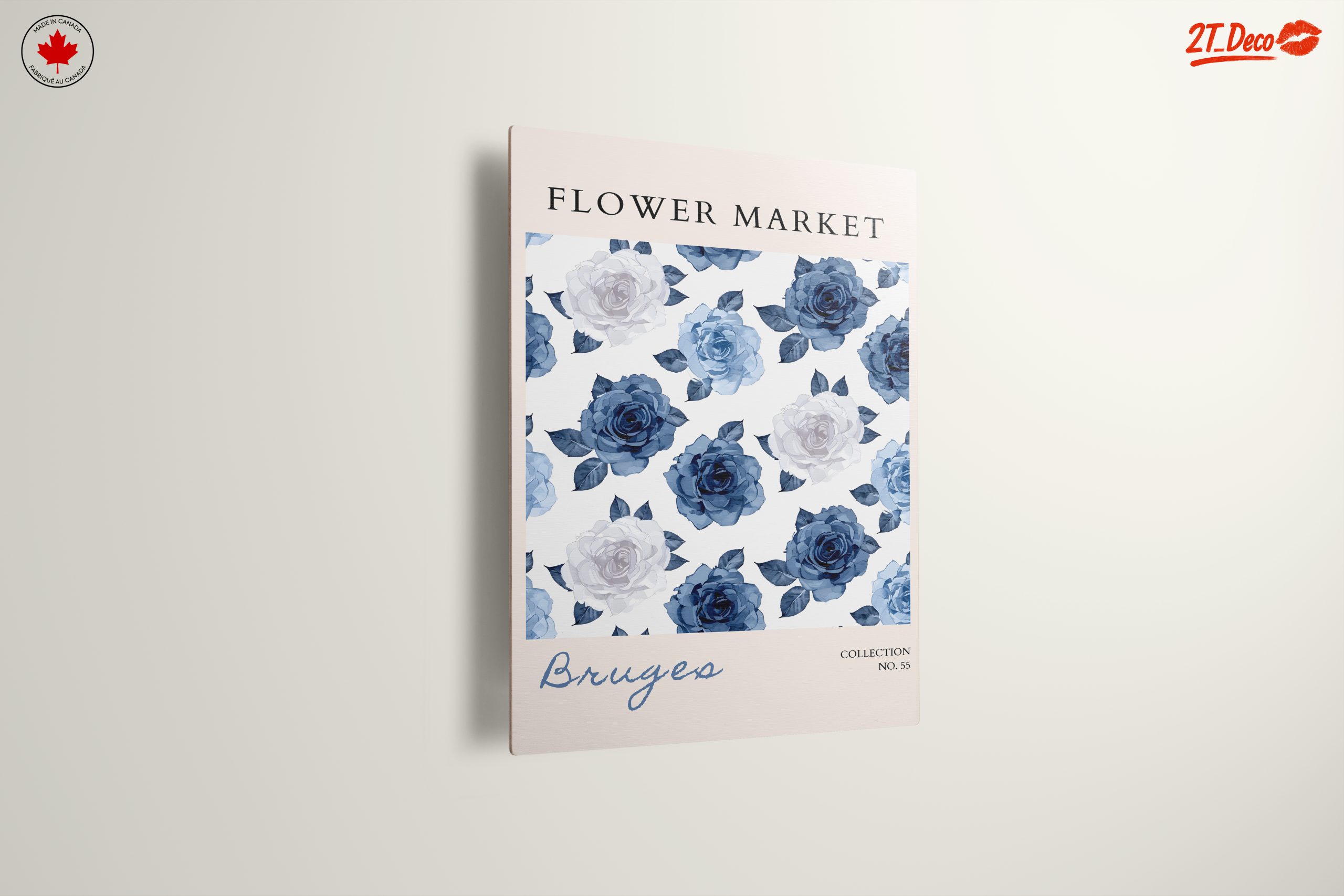 Blue and White Floral Design Inspired by Bruges - Image 13
