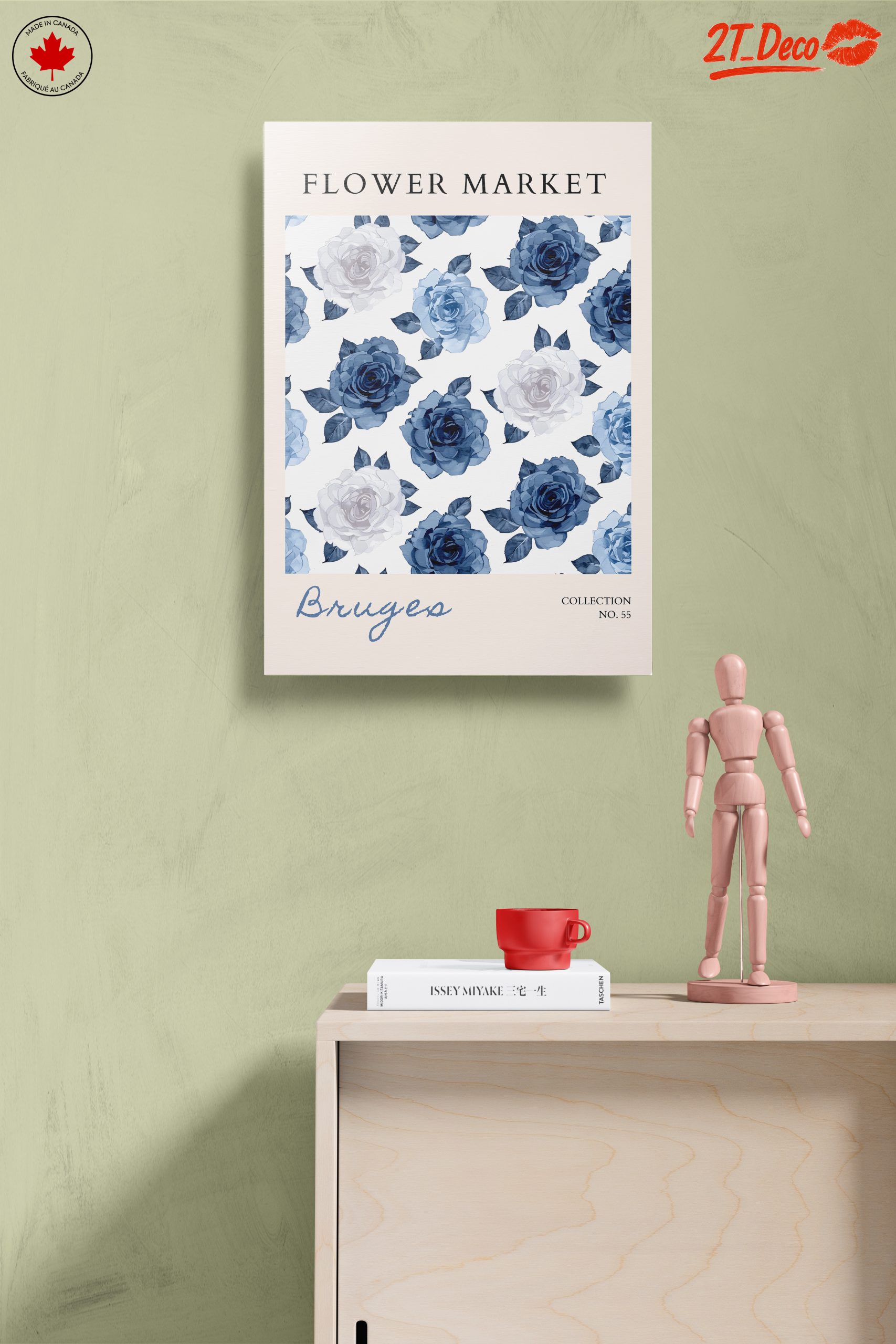 Blue and White Floral Design Inspired by Bruges - Image 14