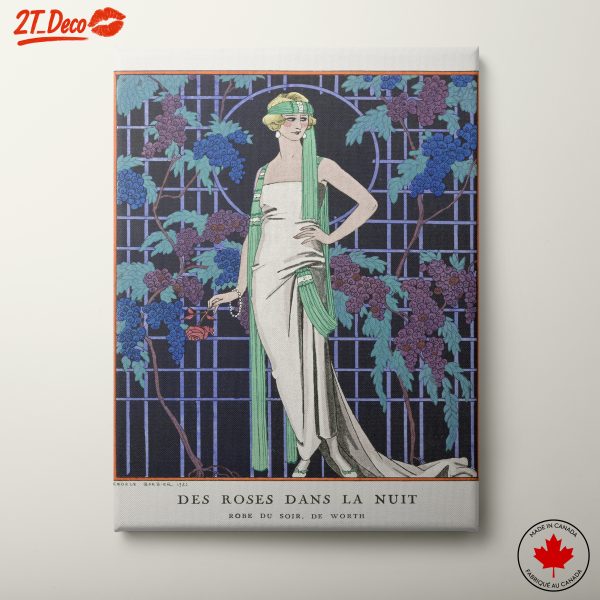 Elegant Art Deco Fashion Design