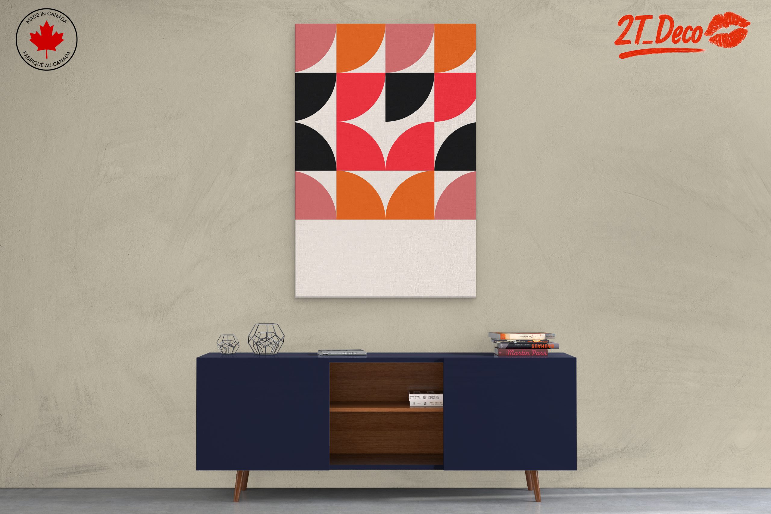 Colorful Geometric Abstract Art for Home - Image 3