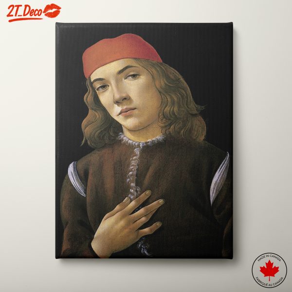 Classical Portrait of a Youth in Red