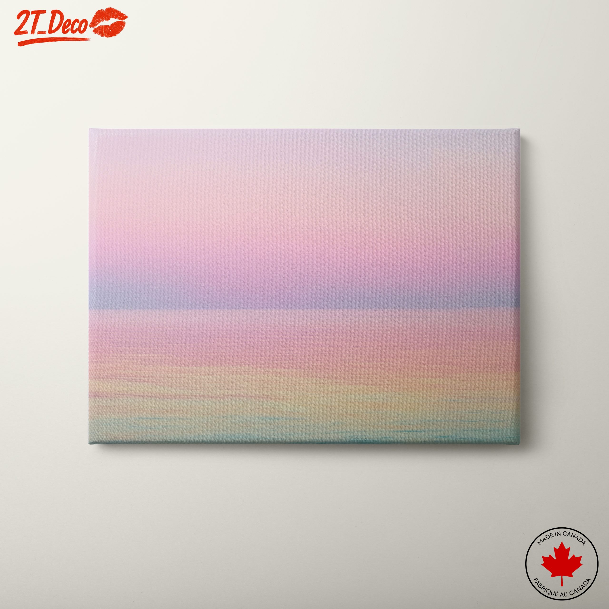 Soft Gradient Abstract Ocean Art