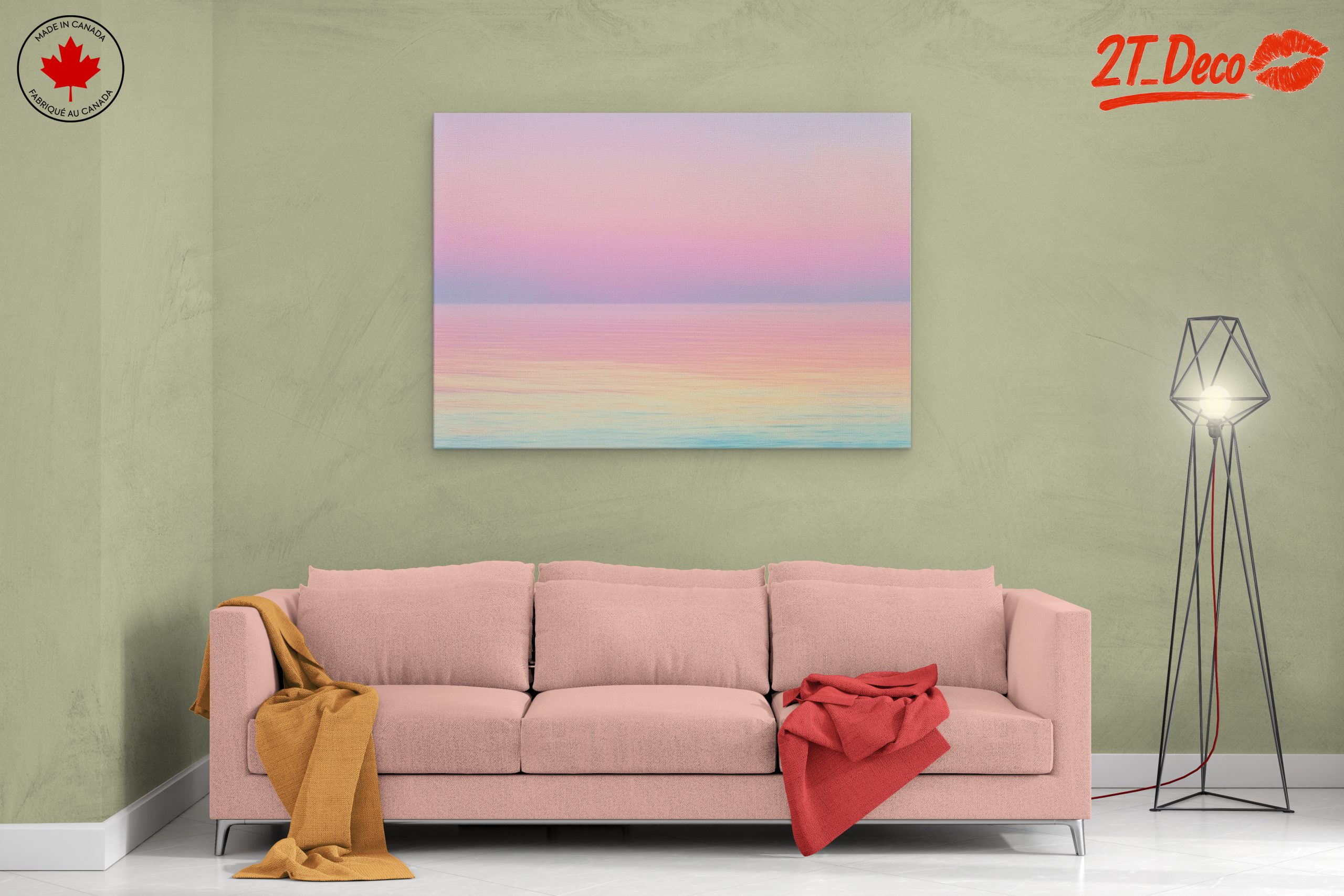 Soft Gradient Abstract Ocean Art - Image 2