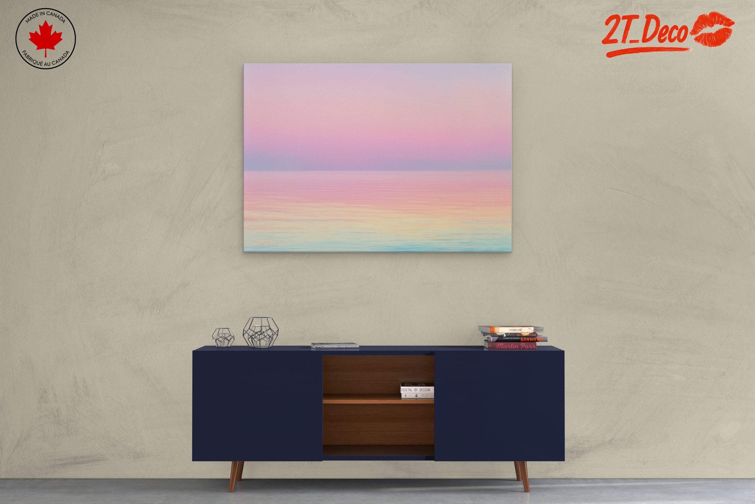 Soft Gradient Abstract Ocean Art - Image 3