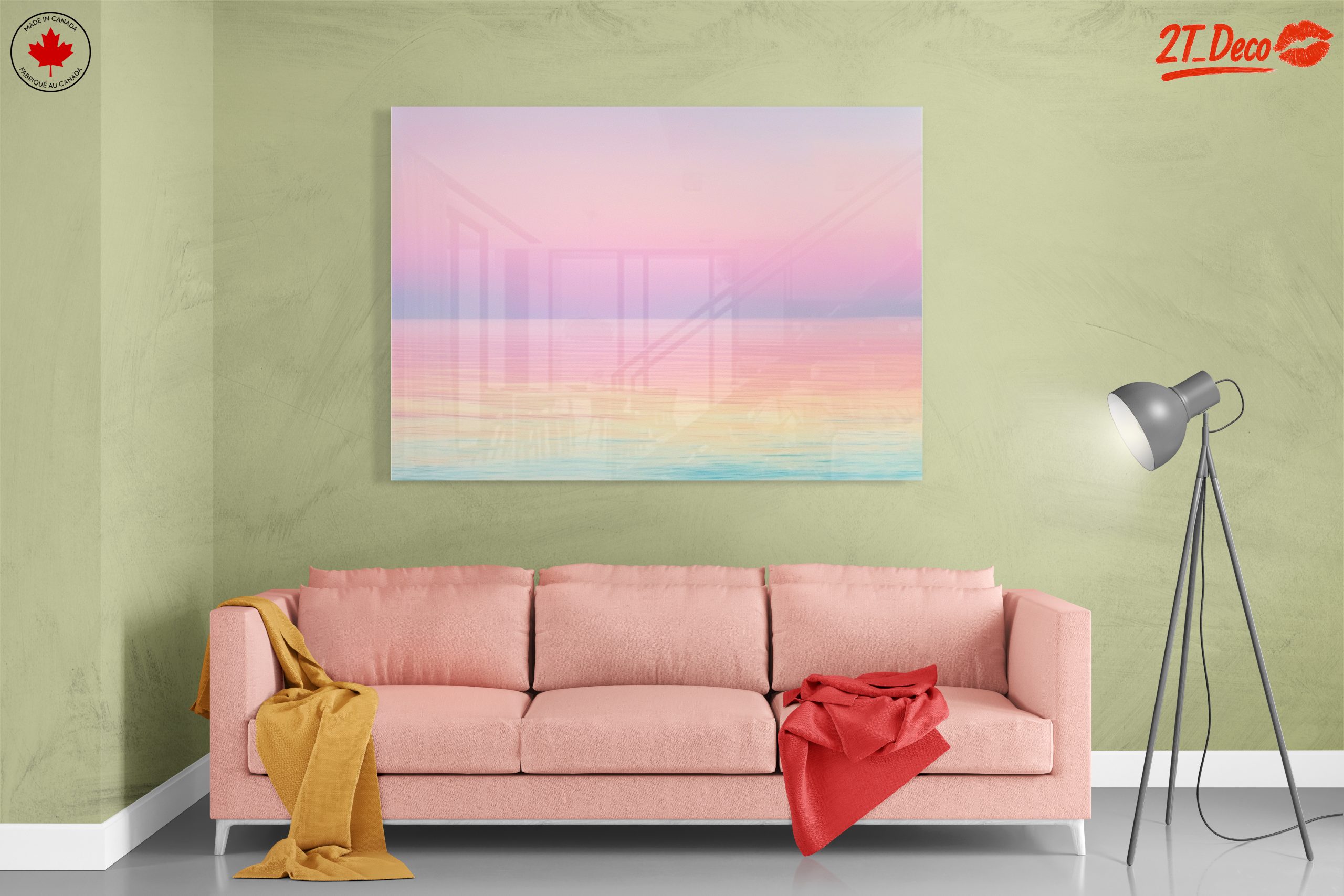 Soft Gradient Abstract Ocean Art - Image 7