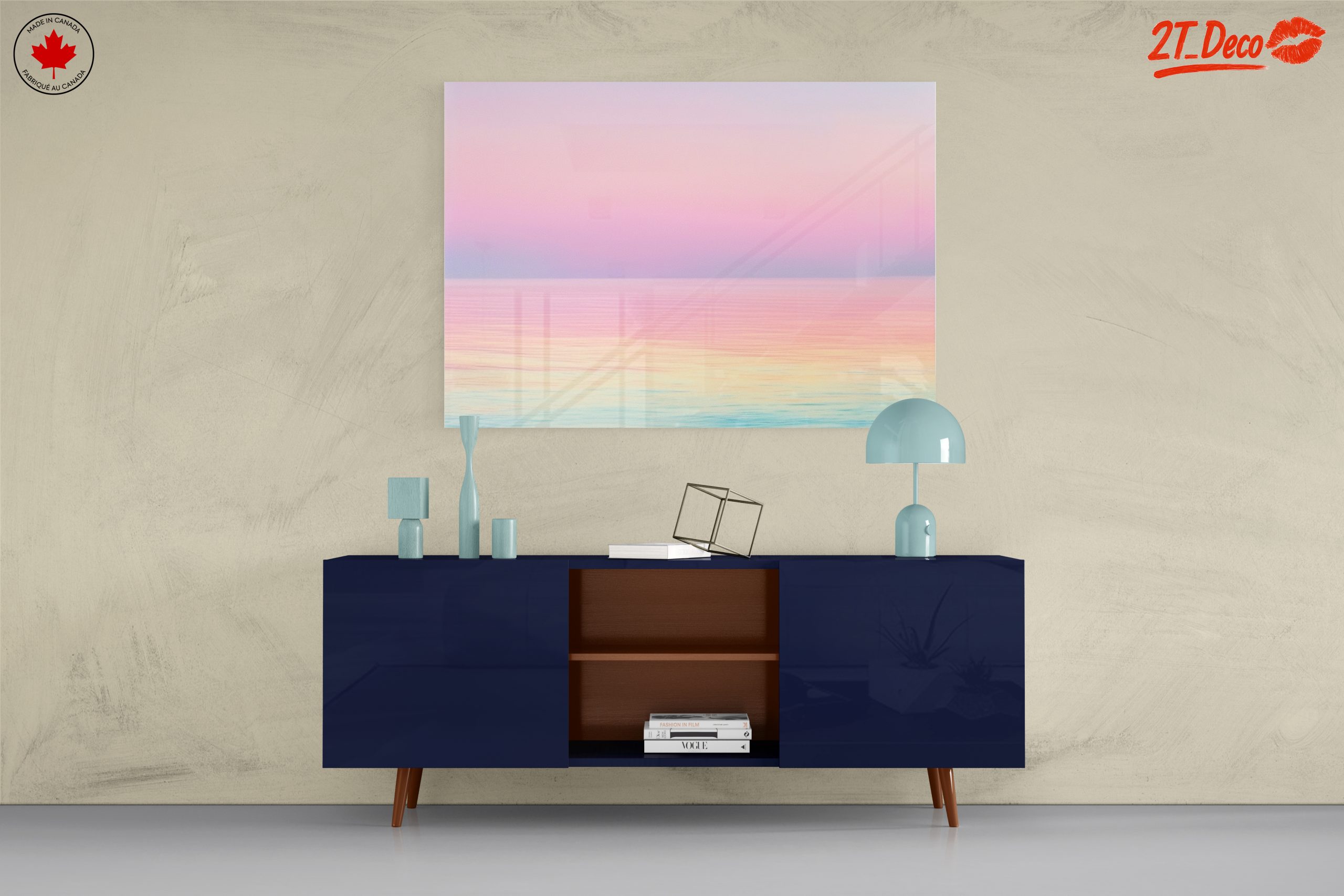 Soft Gradient Abstract Ocean Art - Image 8