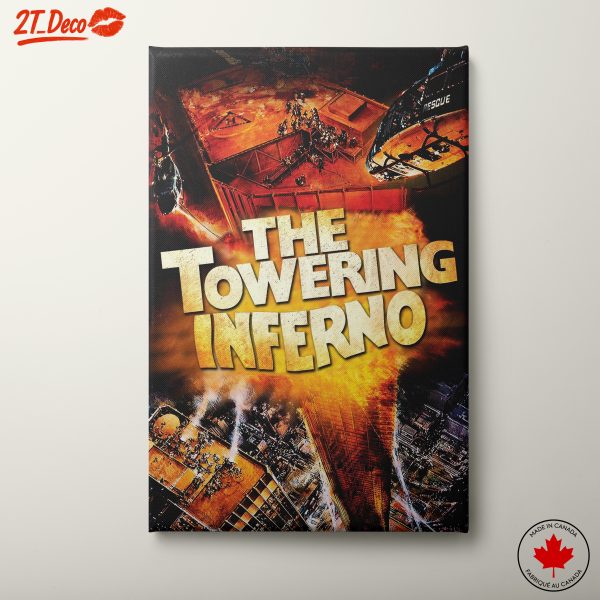 The Towering Inferno Vintage Movie Artwork