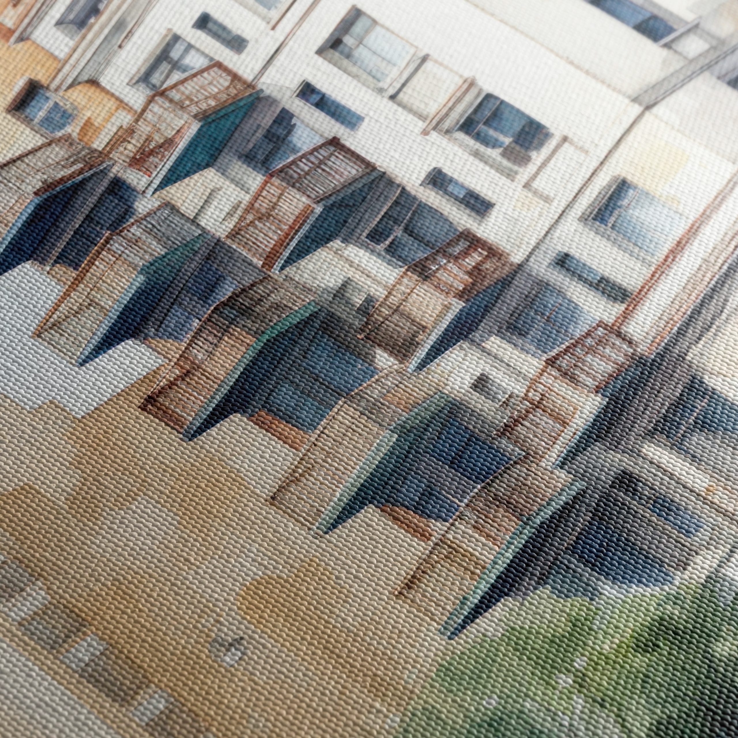 Contemporary Urban Building Artwork - Image 5