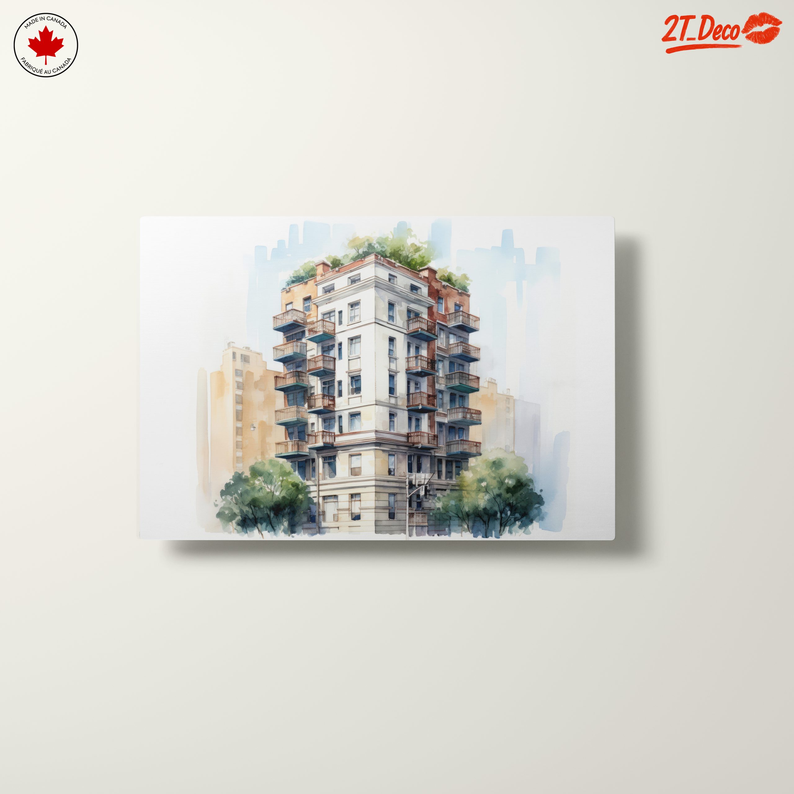Contemporary Urban Building Artwork - Image 10