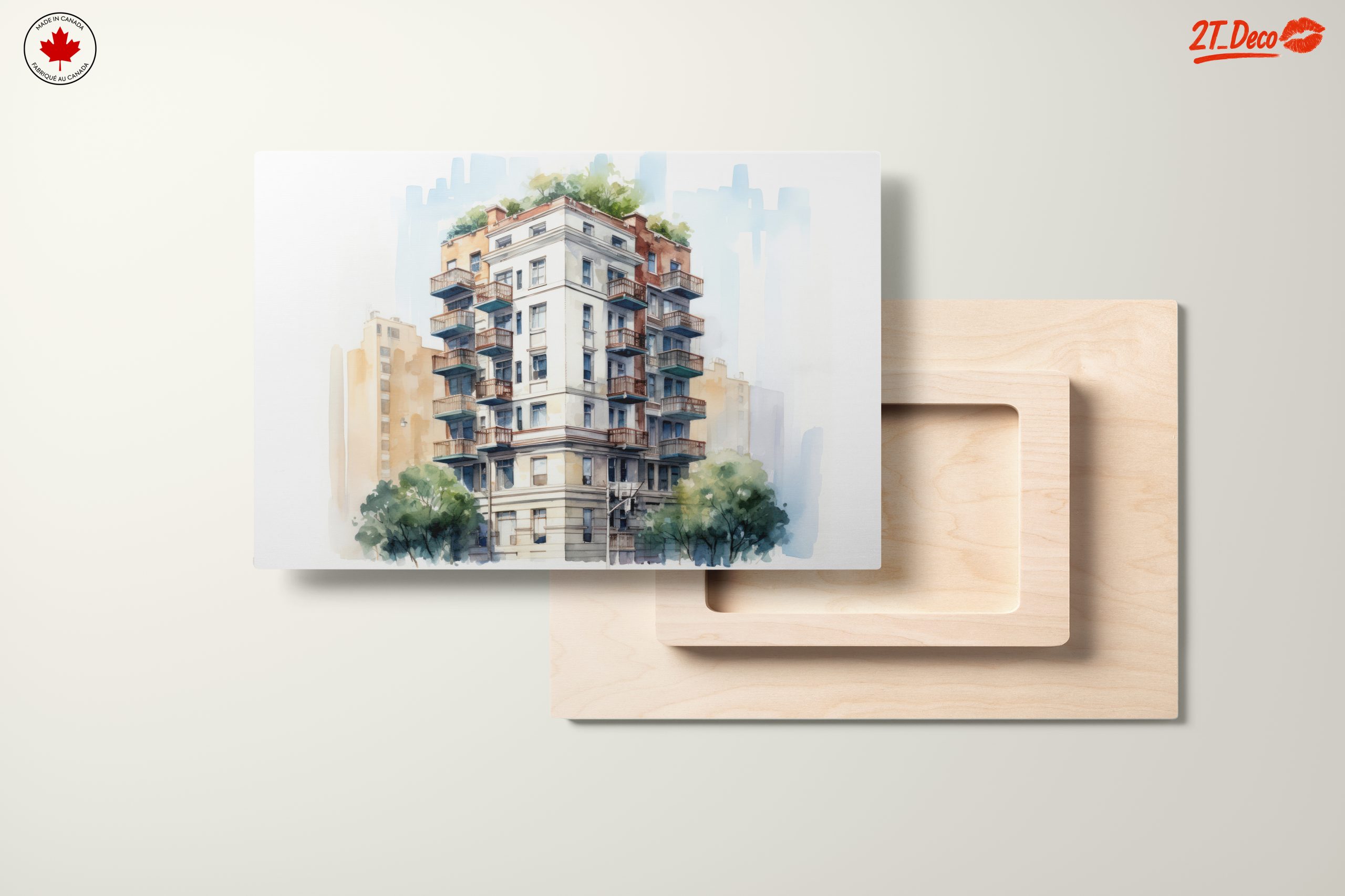 Contemporary Urban Building Artwork - Image 11